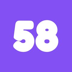 Move 58 tiles in total