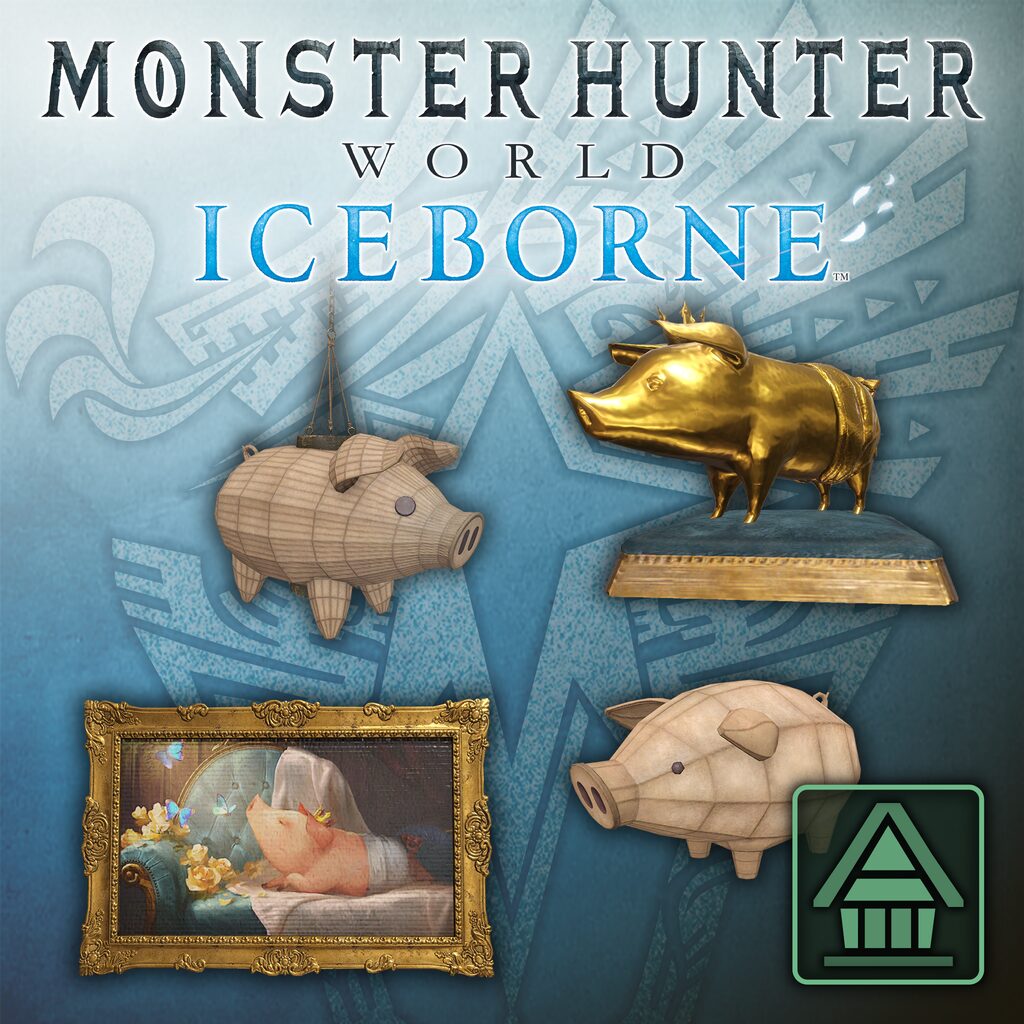 MHW:I Room Decor: Poogie Set
