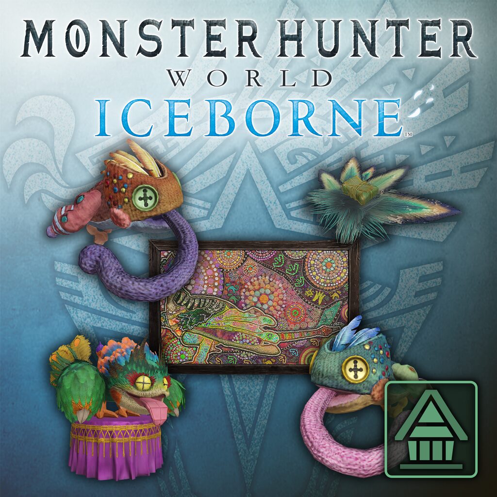 MHW:I Room Decor: Pukei-Pukei Set