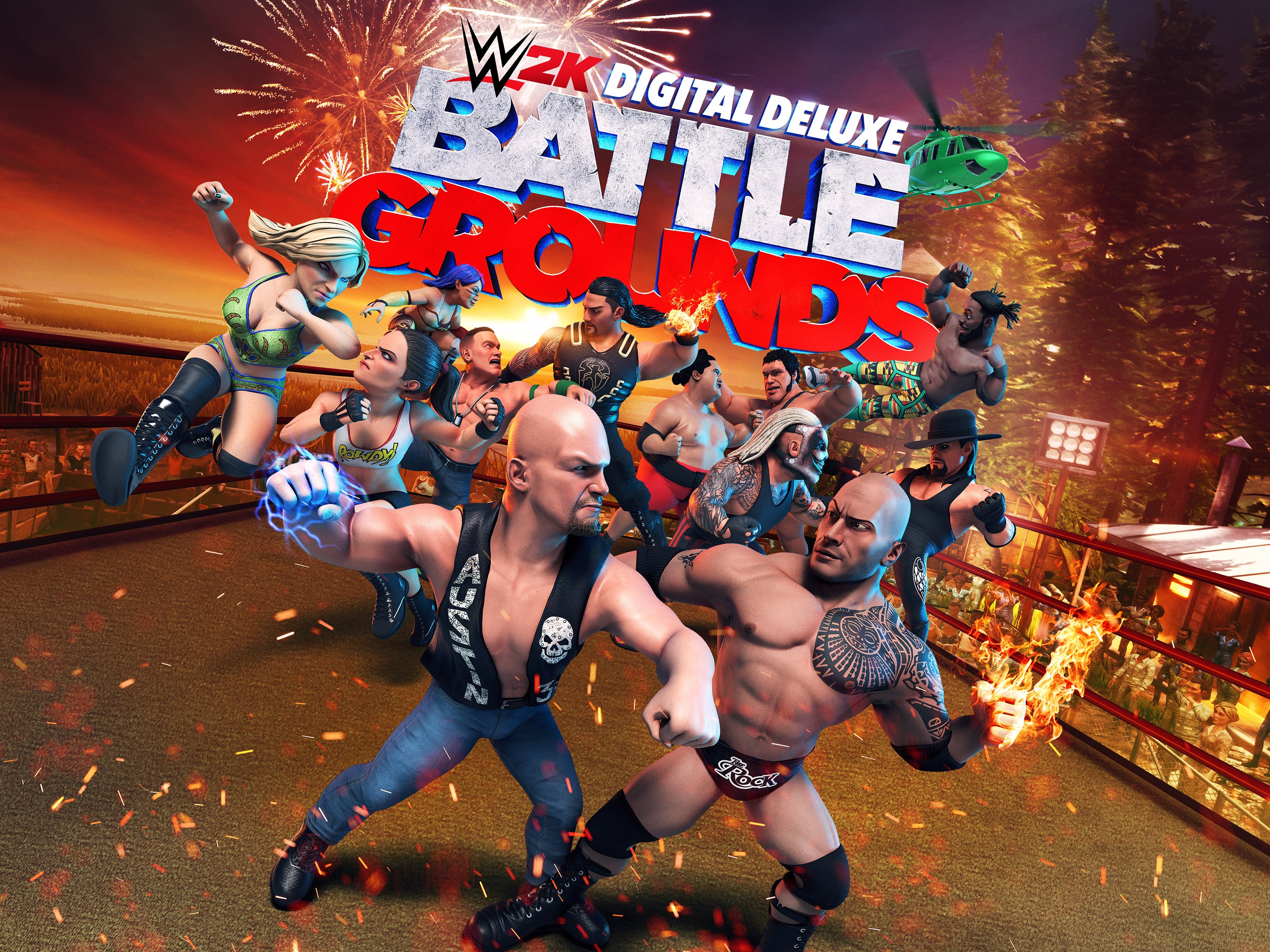 Jogo PS4 Luta WWE 2K Battlegorunds Mídia Física Novo Lacrado - Power Hit  Games