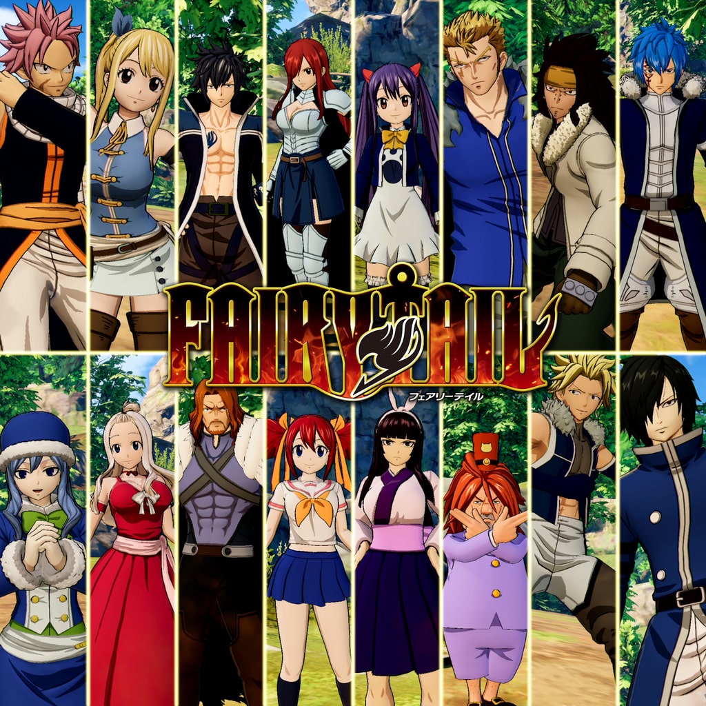 FAIRY TAIL: Ensemble de costumes pour 16 personnages jouables : Dernière  saison de l'anime