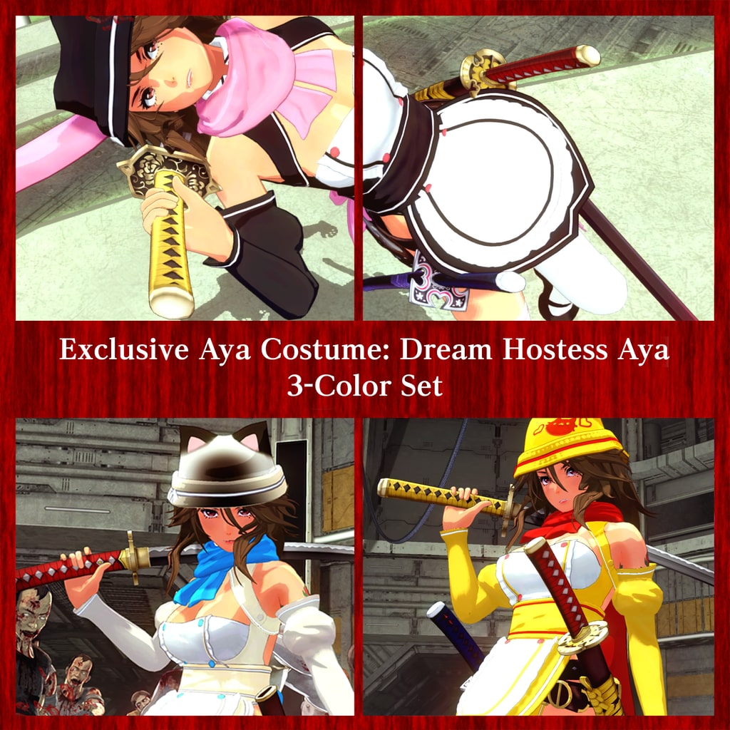 Exclusive Aya Costumes: Dream Hostess Aya 3-Color Set (Add-On)