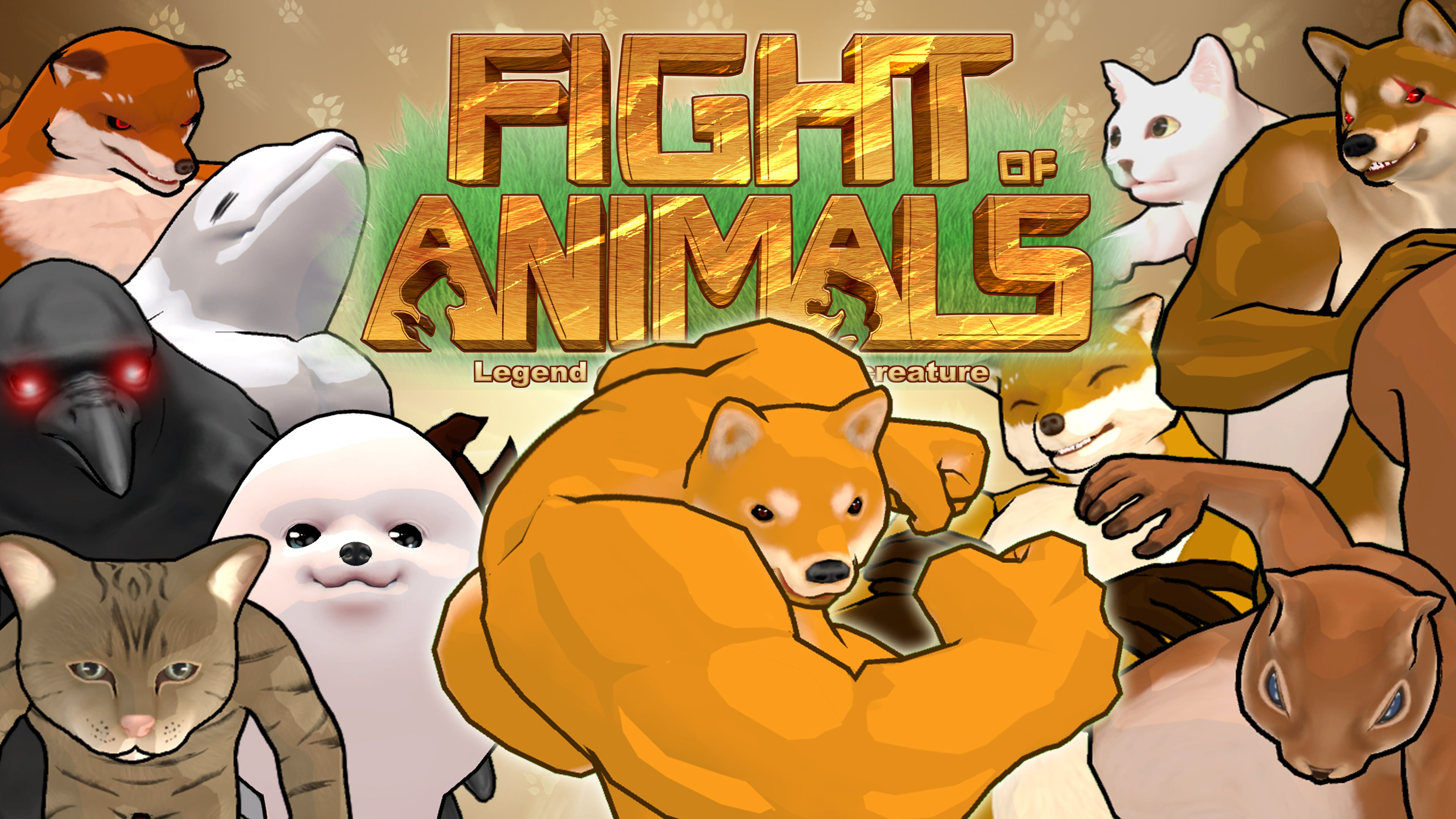 Fight of Animals (Simplified Chinese, English, Japanese, Traditional Chinese)