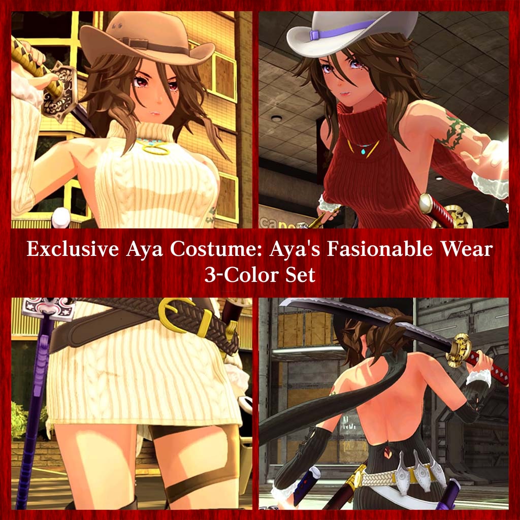 Exclusive Aya Costumes: Aya's Fashionable Wear 3-Color Set (Add-On)