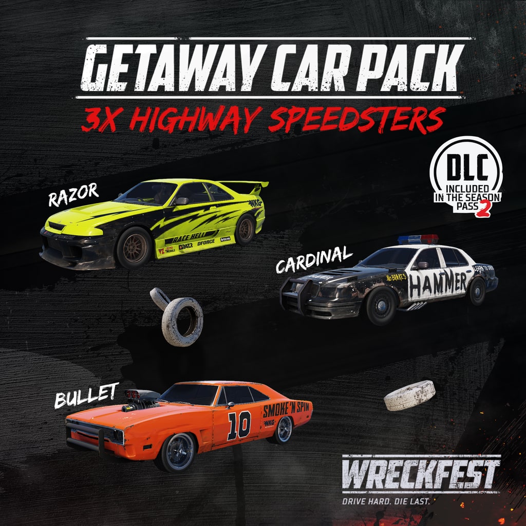 Wreckfest - Getaway Car Pack (中日英韓文版)