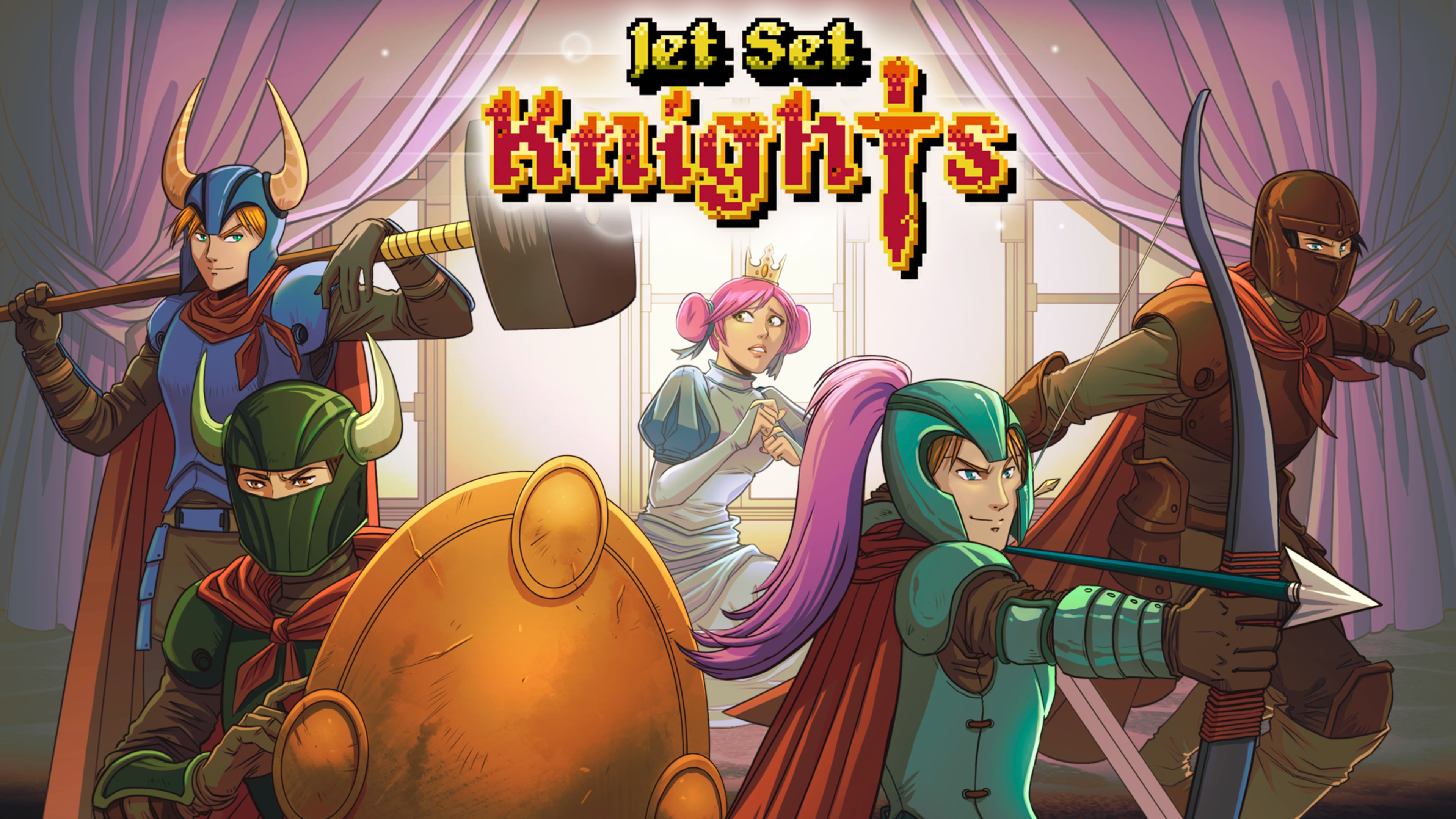 Jet Set Knights (English, Japanese)