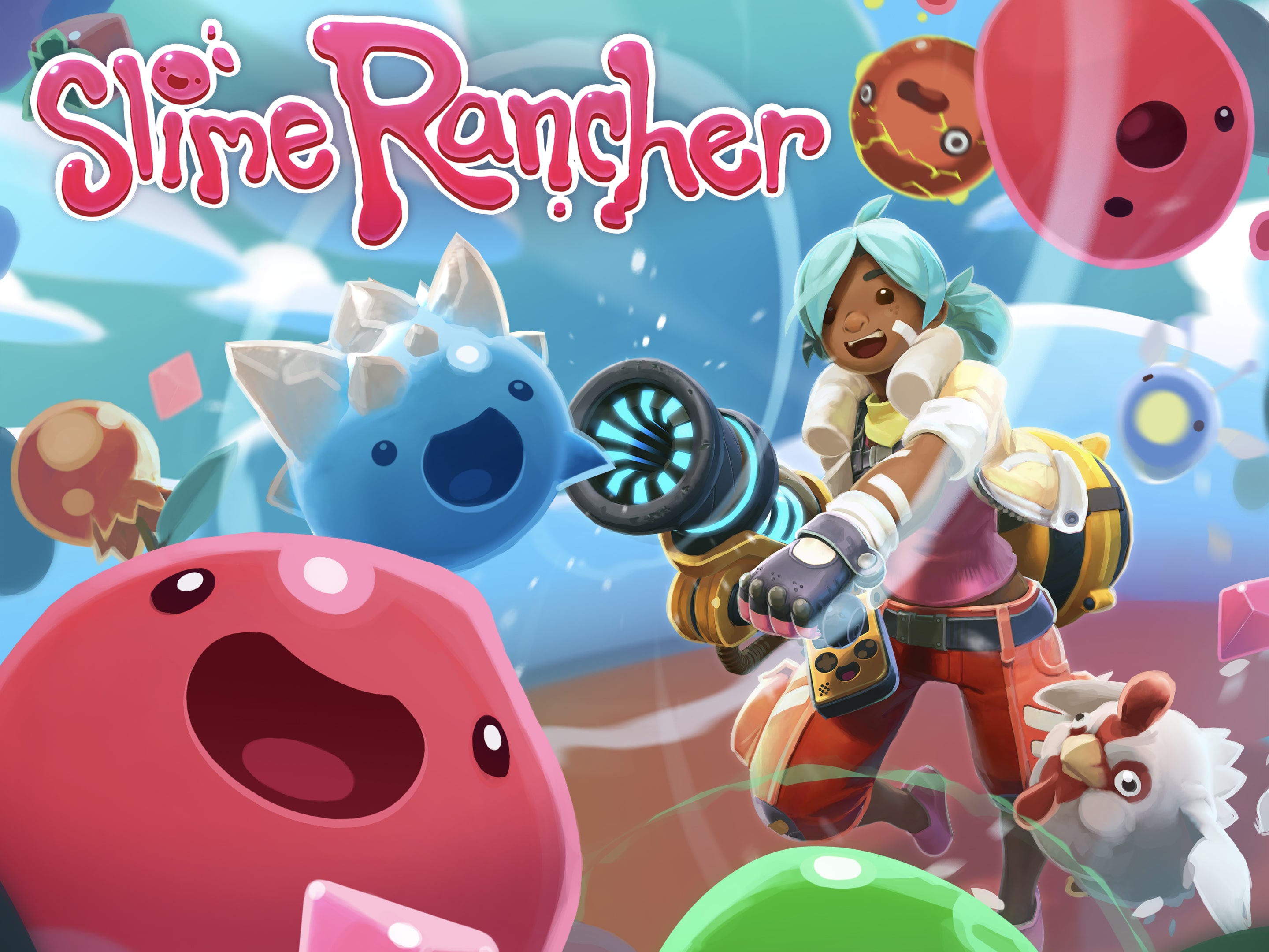 Bem vindos à Borda Muito Distante Slime Rancher é um jogo em