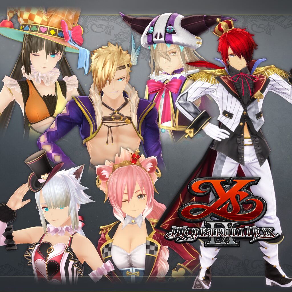 Ys IX: Monstrum Nox Monstrum Troupe Costume Bundle