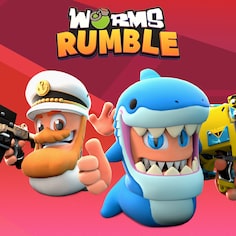 Worms Rumble - Captain & Shark Double Pack (中日英韩文版)