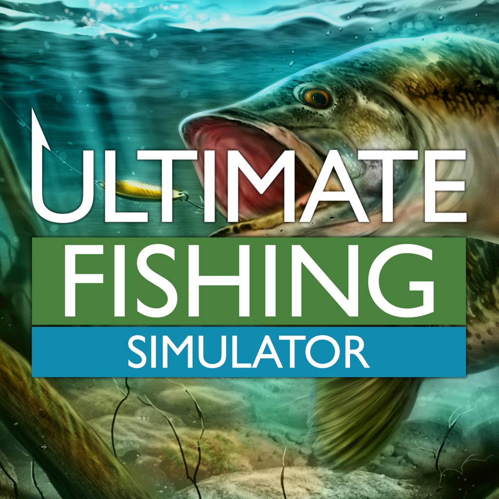  Ultimate Fishing Game Play Set with Water Simulation, Music,  Rotating Fishpond, and Multiplayer Fun (B) : Video Games