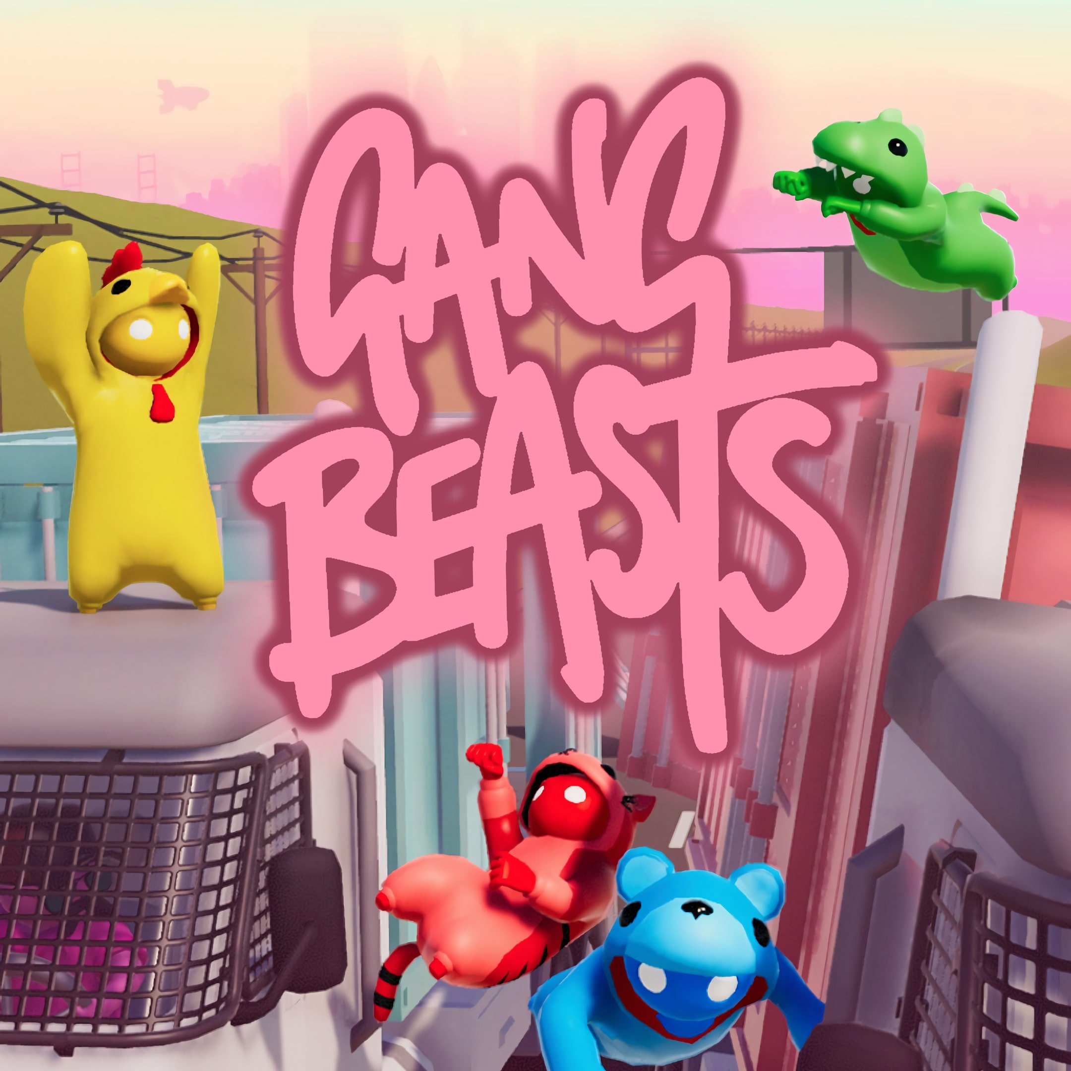 gang beasts controls for a controller