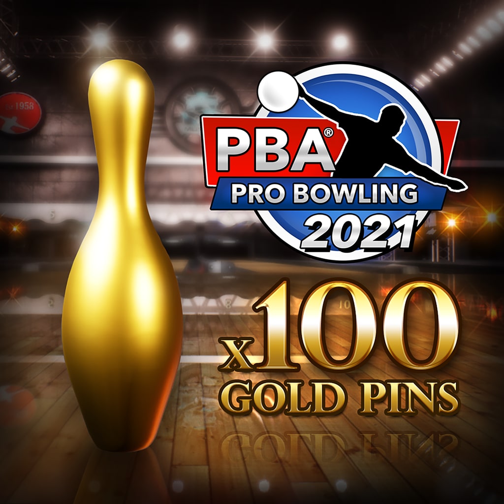 PBA Pro Bowling 2021 100 Gold Pins