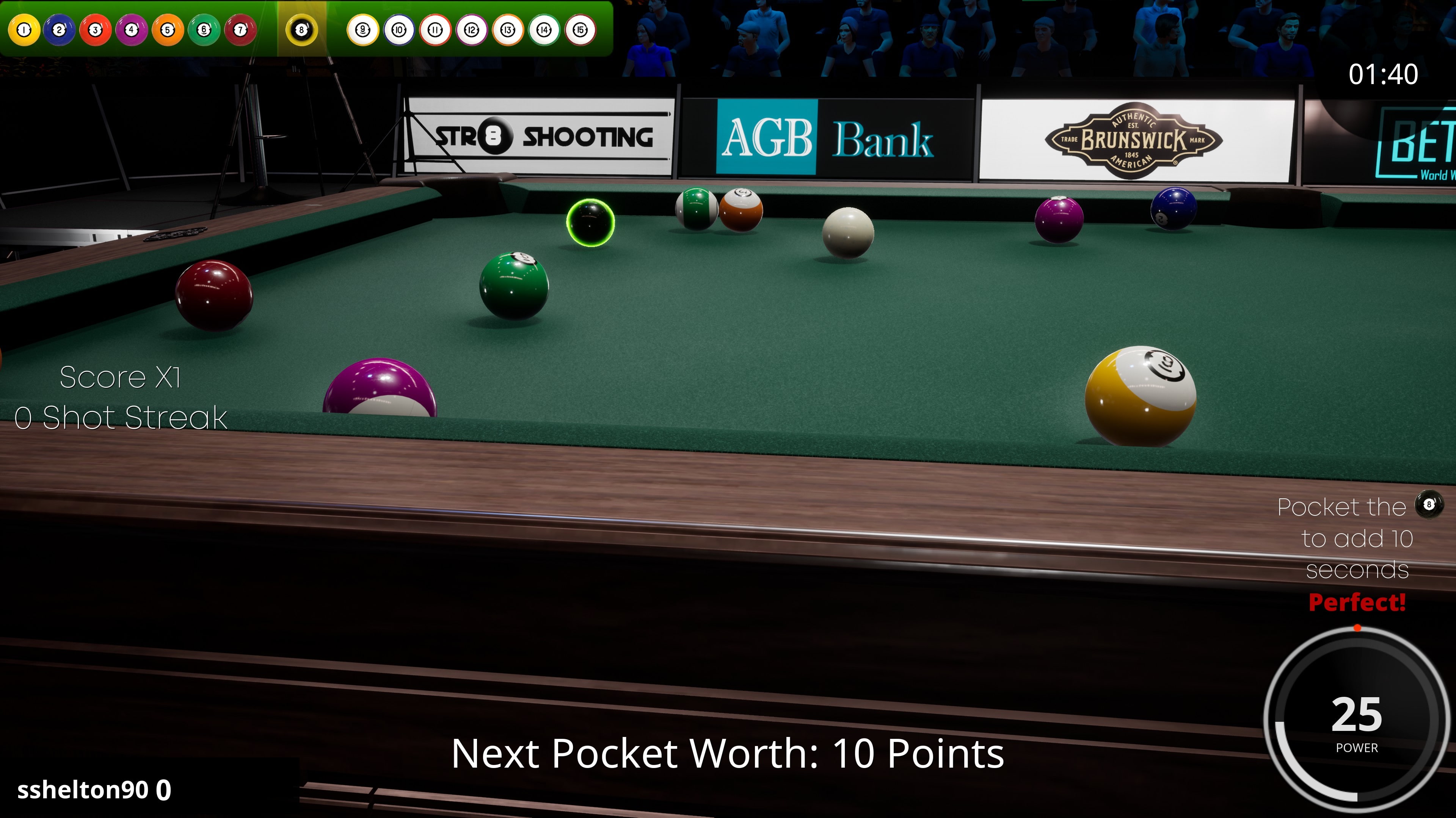 Play PlayStation Billiards Online in your browser 