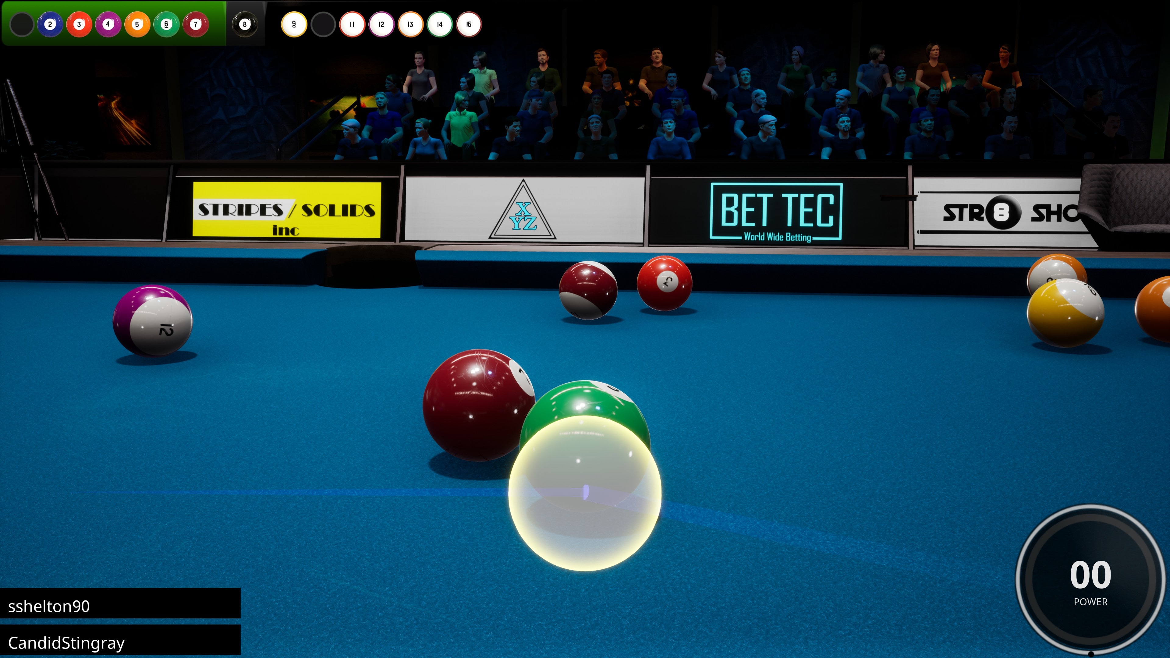 Play PlayStation Billiards Online in your browser 