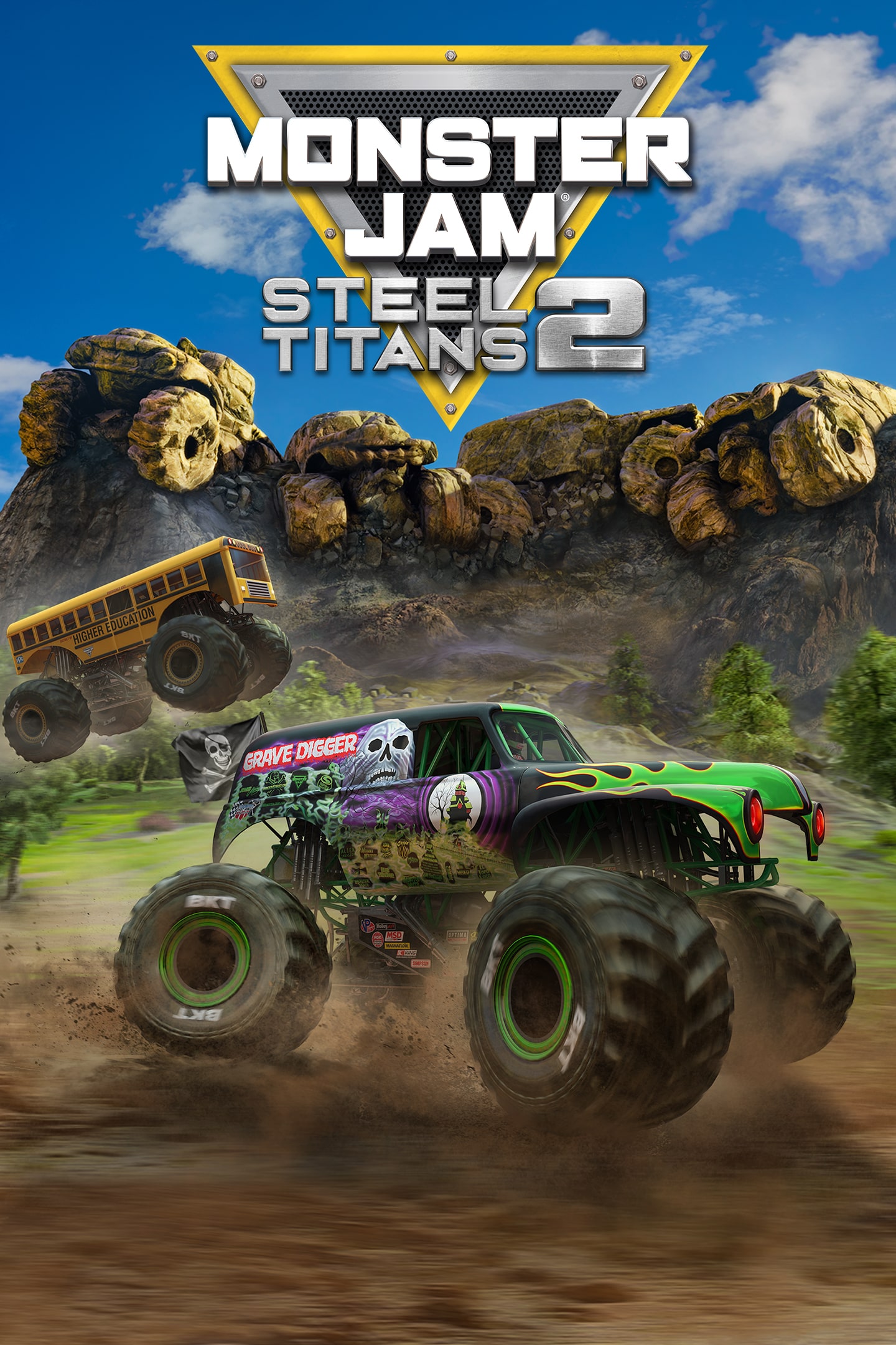 Steel titans 2. Monster Jam Steel Titans 2. Monster Jam Постер. Monster Jam Steel Titans. Таблетка для Monster Jam Steel Titans 2.