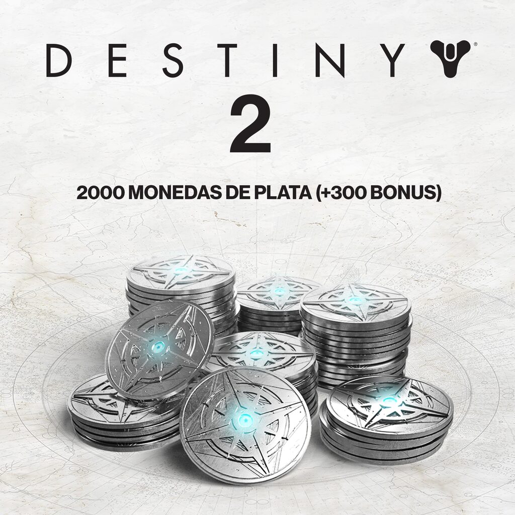 2000 (+300 extra) monedas de plata de Destiny 2