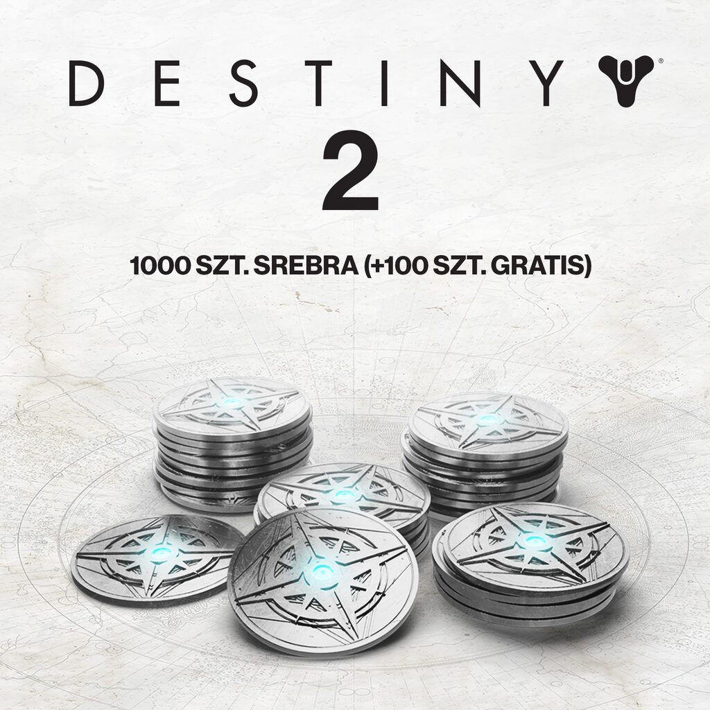 1000 (+100 gratis) Srebro Destiny 2