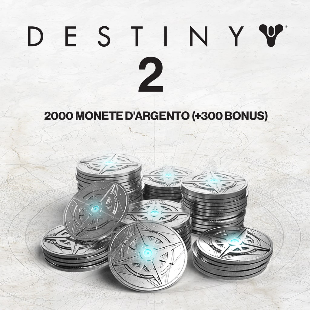 2000 (bonus +300) Monete d'argento di Destiny 2
