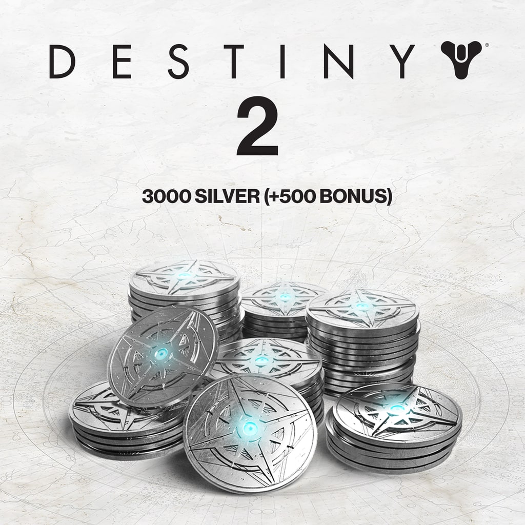 3000 (+500 مكافأة) فضة Destiny 2