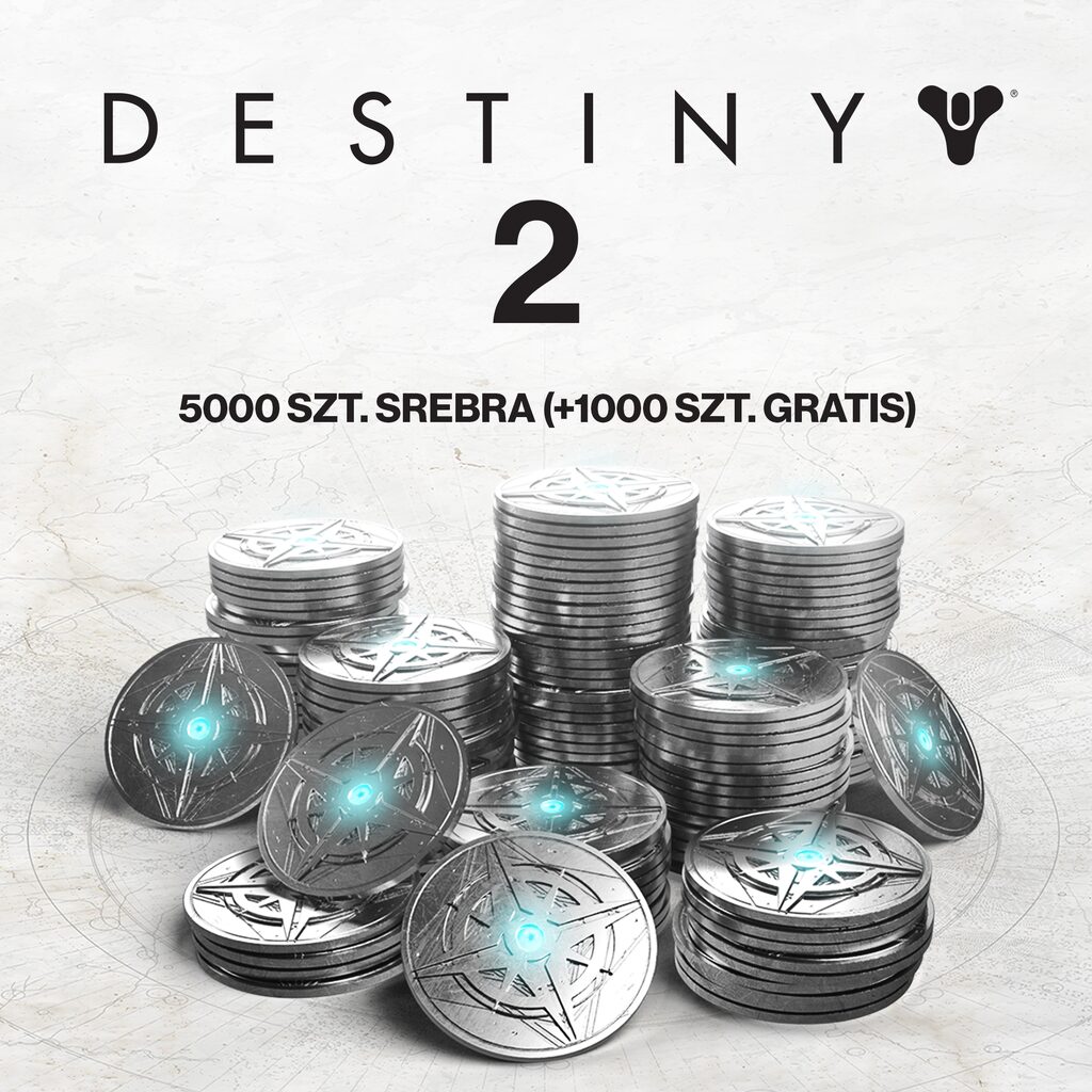 5000 (+1000 gratis) Srebra Destiny 2