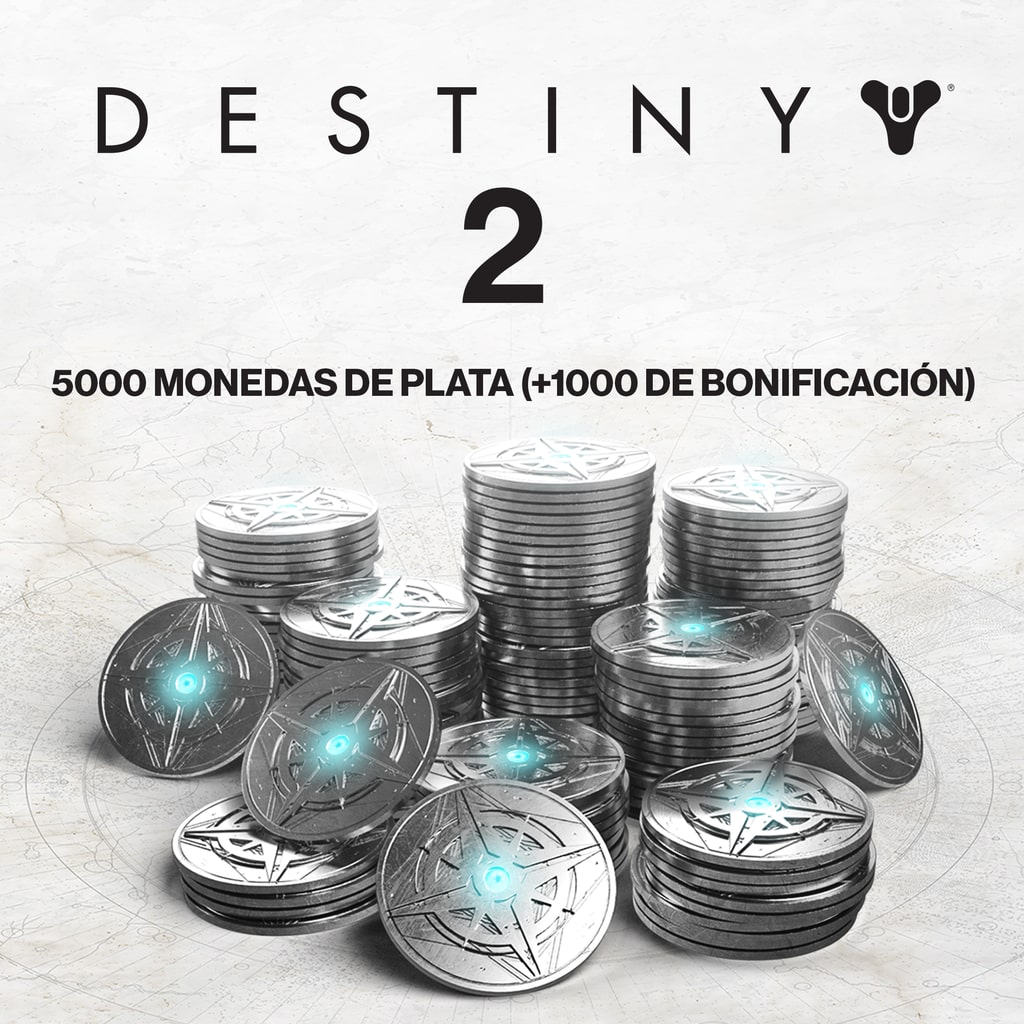 5000 monedas de plata de Destiny 2 (+1000 de bonificación)