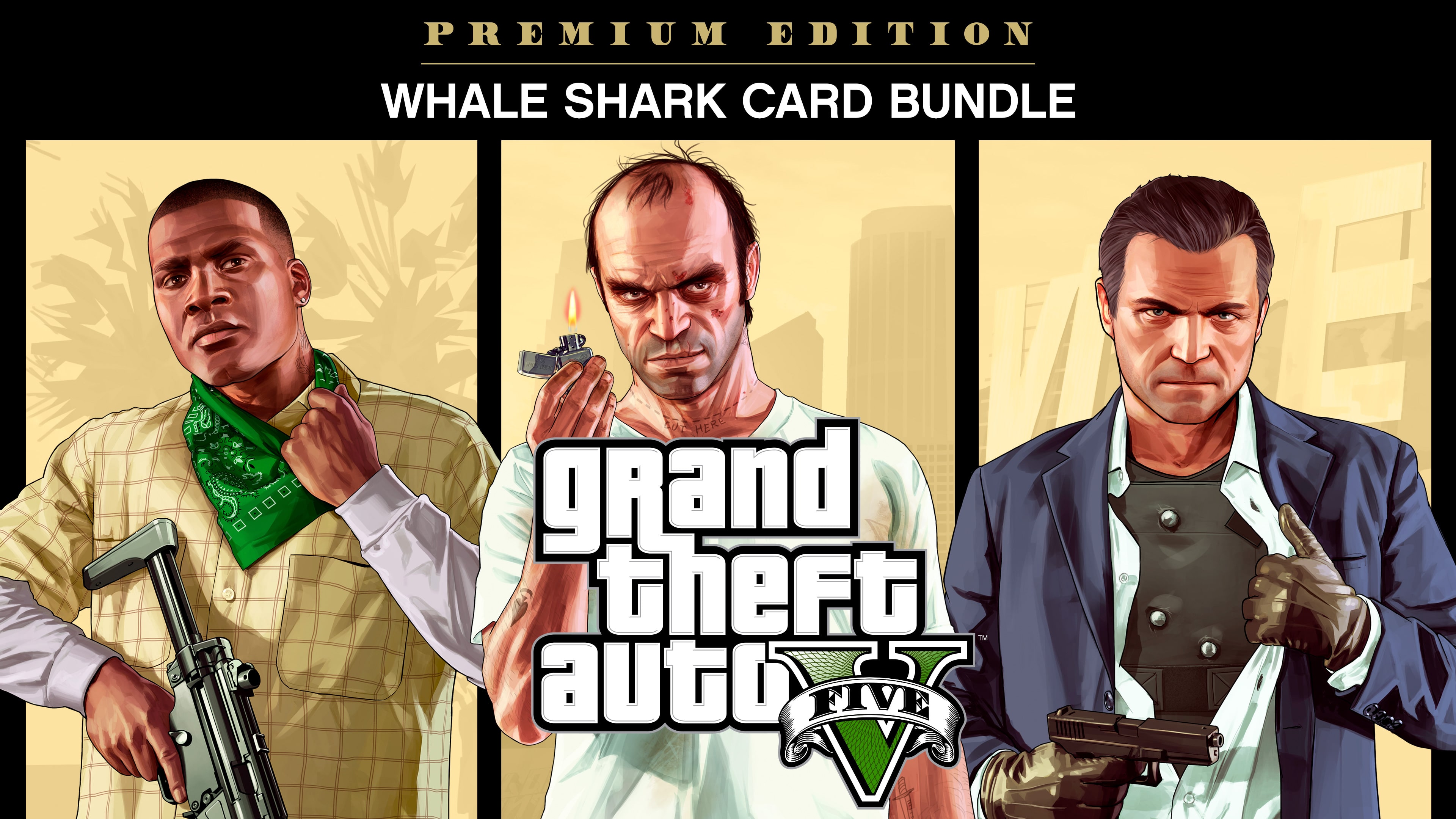 Grand Theft Auto V: Premium Edition & CashCard „Walhai“ im Bundle