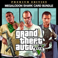 Grand Theft Auto V：豪华版及巨齿鲨现金卡捆绑包 (韩语, 繁体中文, 英语)