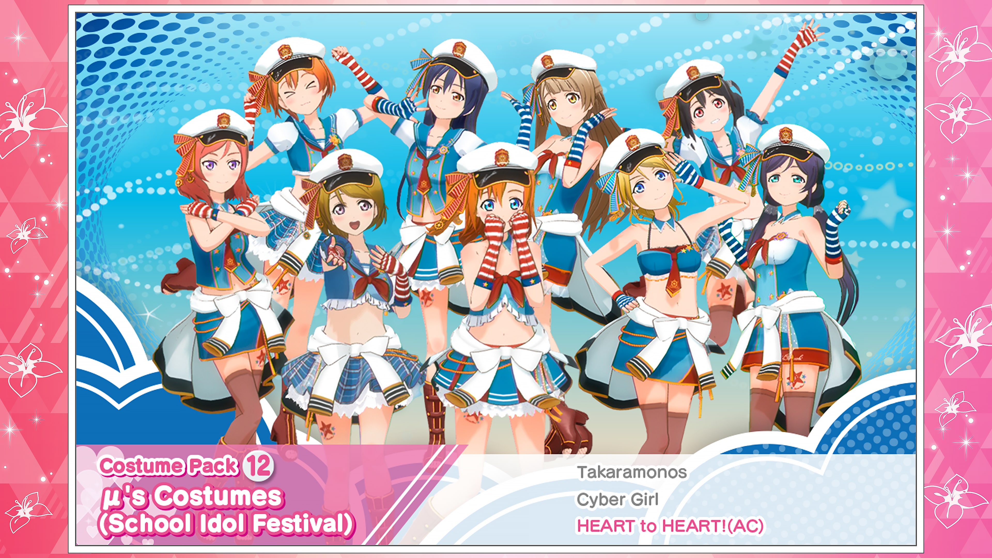 Love Live! Costume Pack 12: Μ's Costumes (School Idol Festival) on