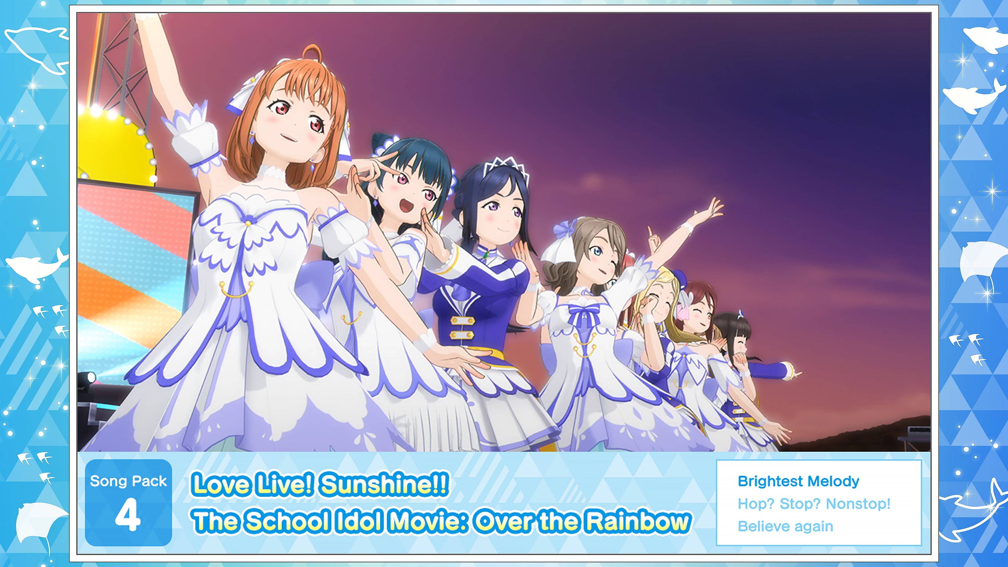 Love Live Sunshine Song Pack 4 Love Live Sunshine The School Idol Movie Over The Rainbow