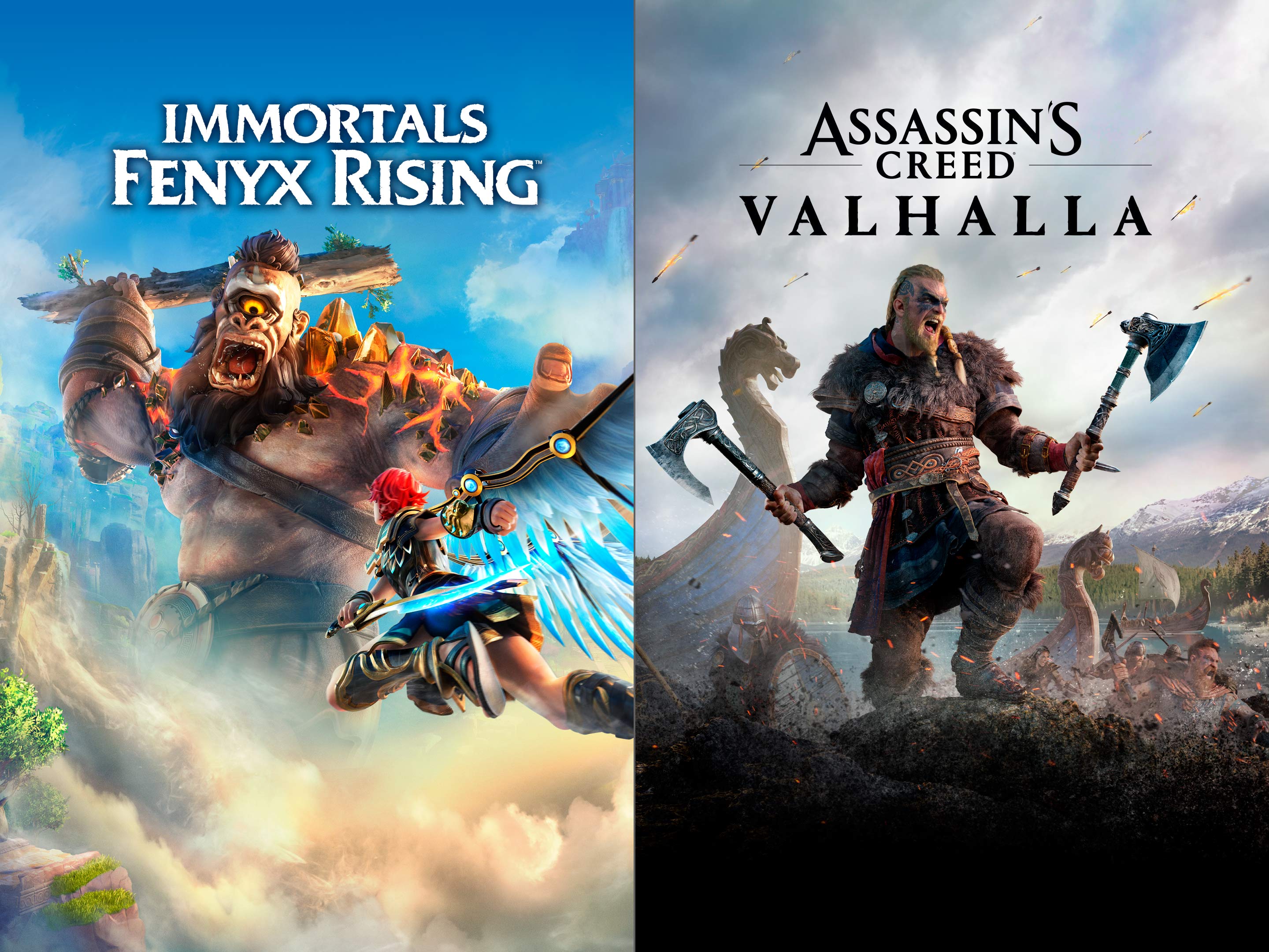 Assassin's Creed® Valhalla + Immortals Fenyx Rising™ Bundle
