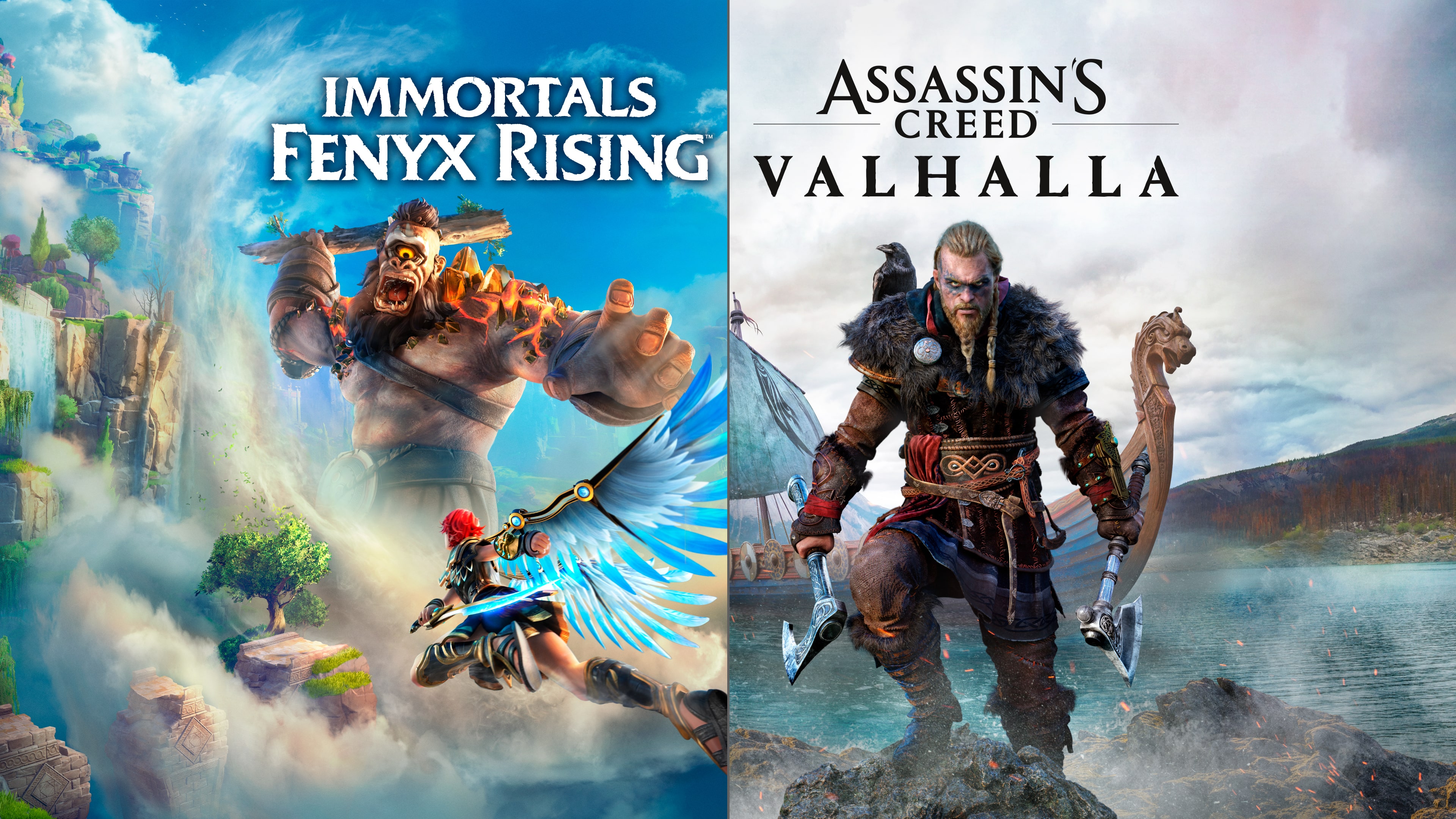 Assassin’s Creed® Valhalla + Immortals Fenyx Rising™ Bundle (Simplified Chinese, English, Korean, Japanese, Traditional Chinese)