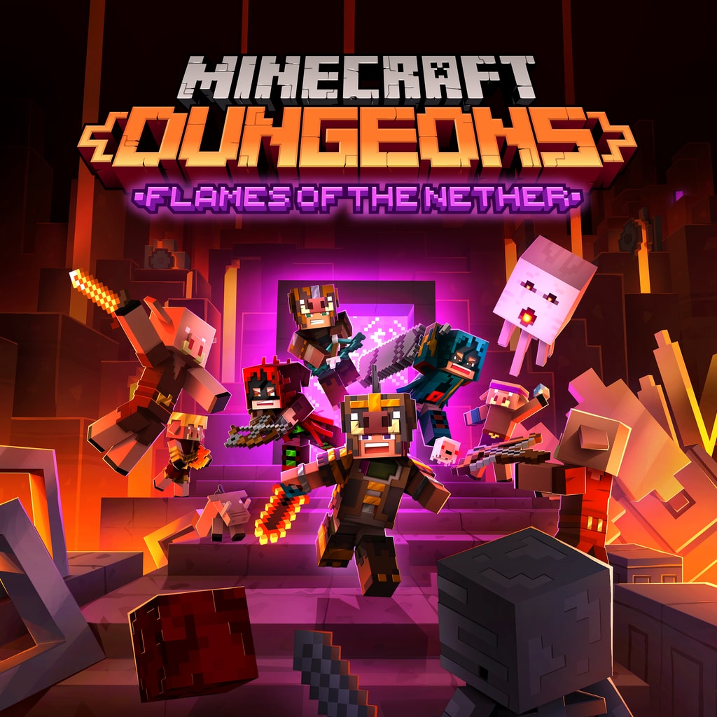 Minecraft Dungeons: Flames of the Nether (English/Korean/Japanese Ver.)