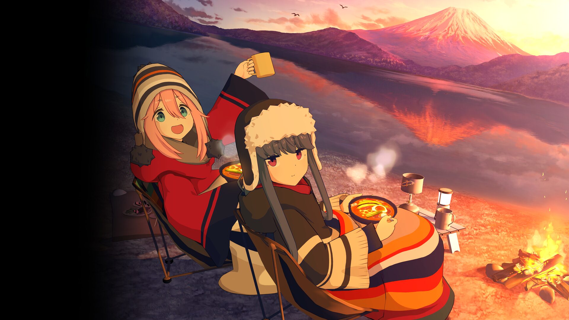 Laid-Back Camp - Virtual - Lake Motosu