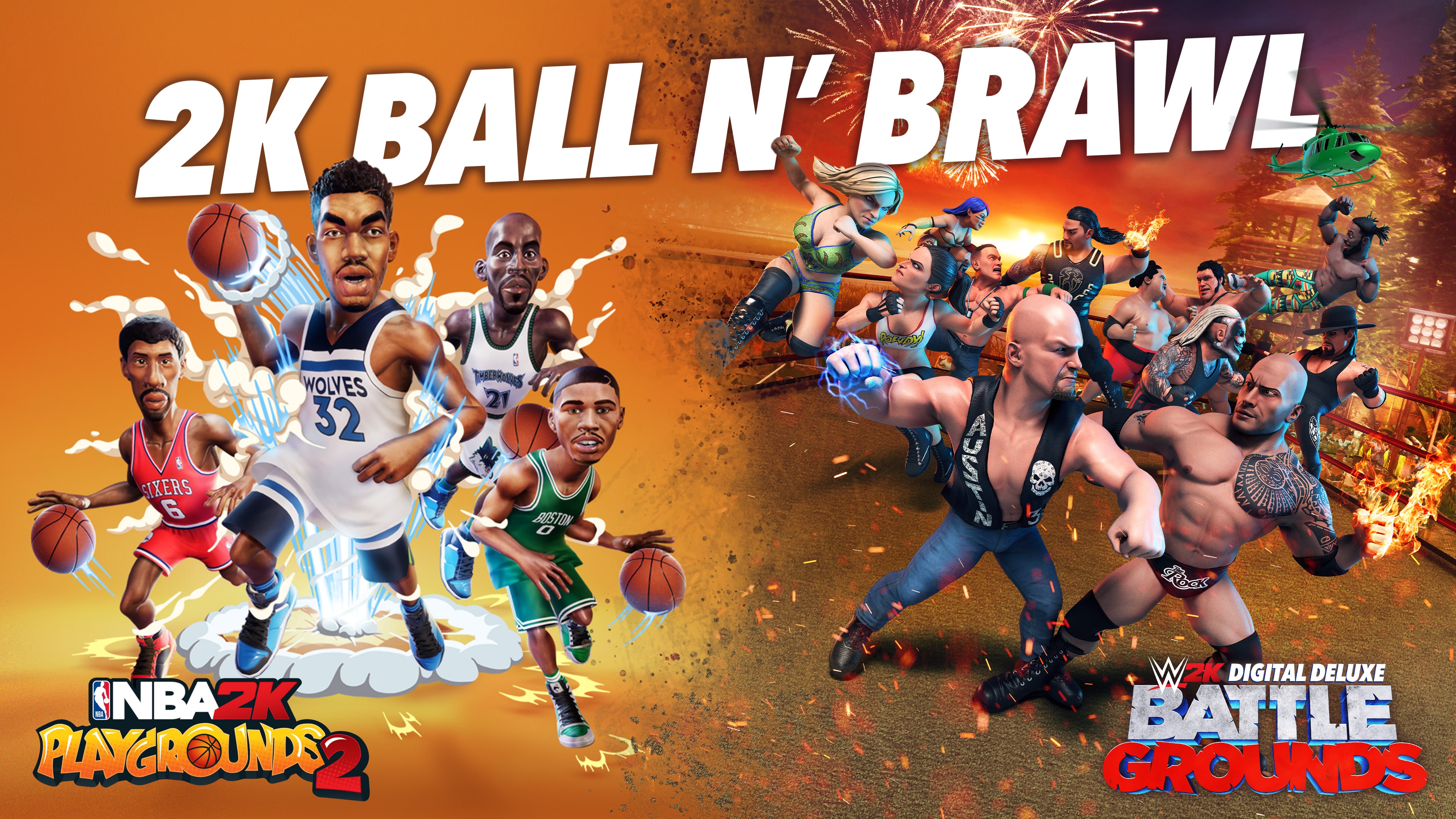 2K Ball N’ Brawl Bundle (Simplified Chinese, English, Korean, Japanese, Traditional Chinese)