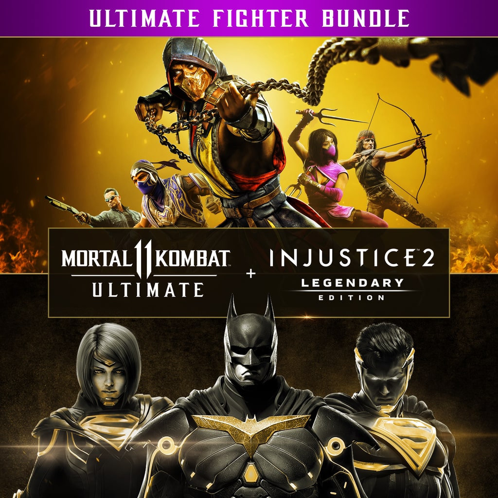 حزمة Mortal Kombat 11 الإصدار المطلق + Injustice 2 نسخة Legendary