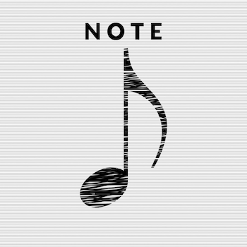 NOTE : a composer and a note