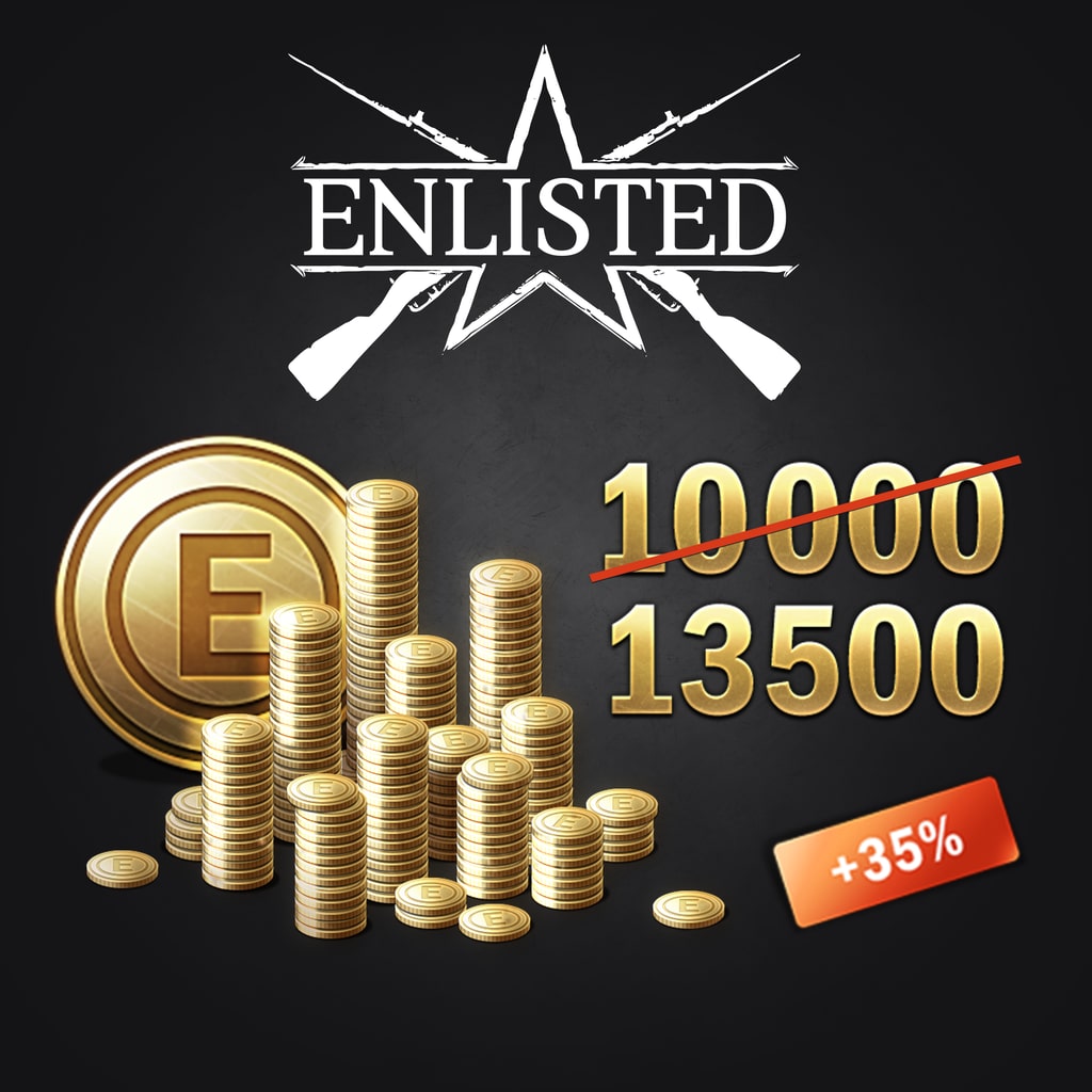Enlisted - 10000 Gold + 3500 Bonus (한국어판)