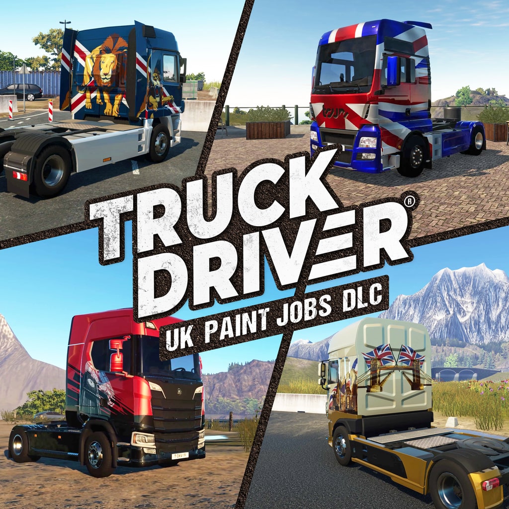Truck Driver - UK Paint Jobs DLC (中日英韩文版)