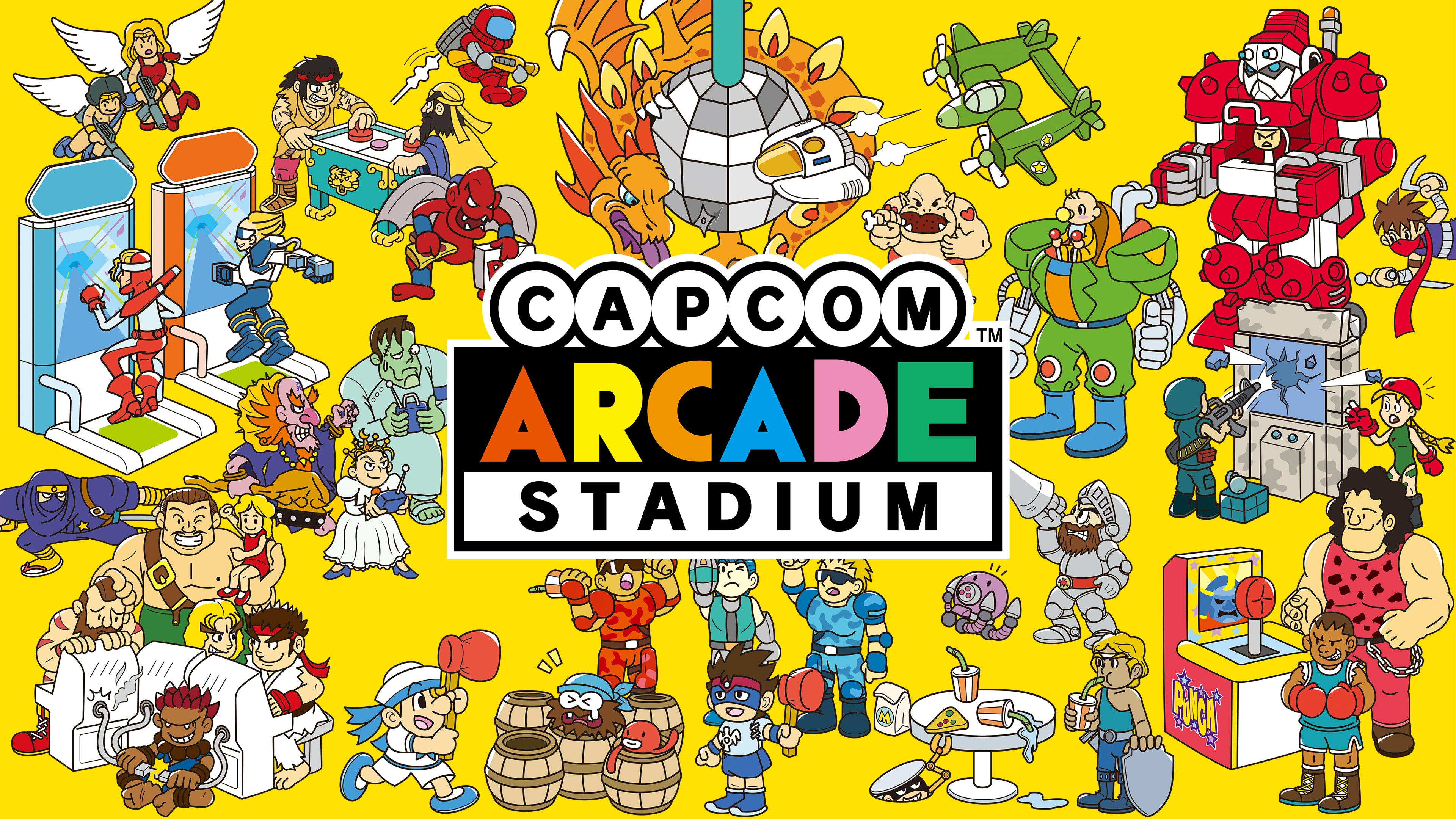 Capcom Arcade Stadium (중국어(간체자), 한국어, 태국어, 영어, 일본어, 중국어(번체자))