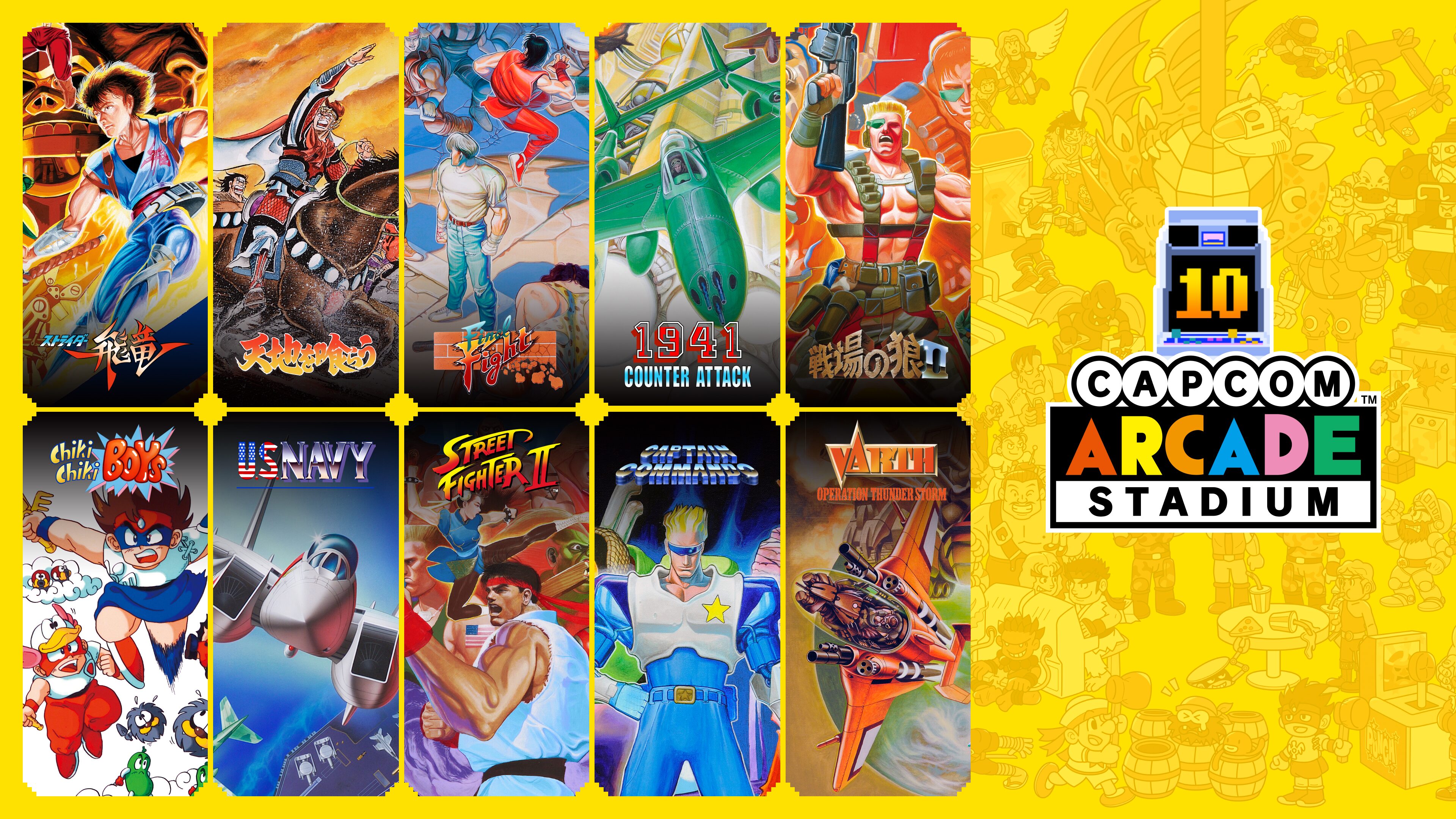 Capcom Arcade Stadium Pack 2: 街機全盛期(’89 – ’92) (簡體中文, 韓文, 英文, 泰文, 繁體中文, 日文)