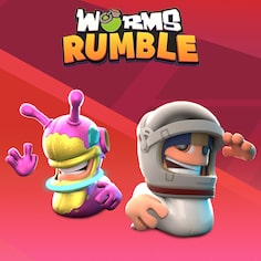 Worms Rumble - Spaceworm and Alien Double Pack (中日英韩文版)