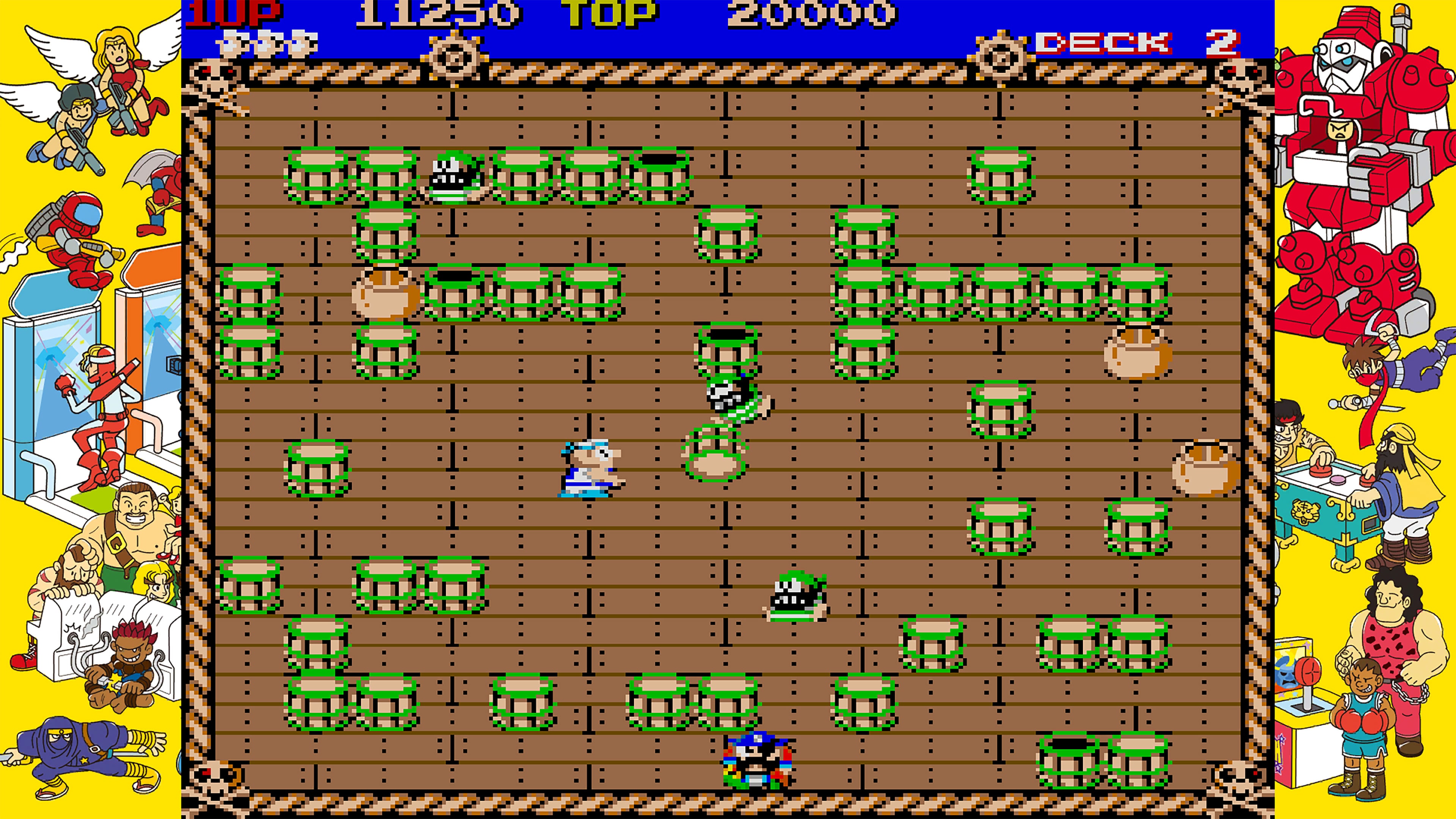 HIGEMARU ひげまる カプコン アーケードゲーム パンフレット Pirate Ship HigeMaru - Capcom (Video Game, 1984) - Japan