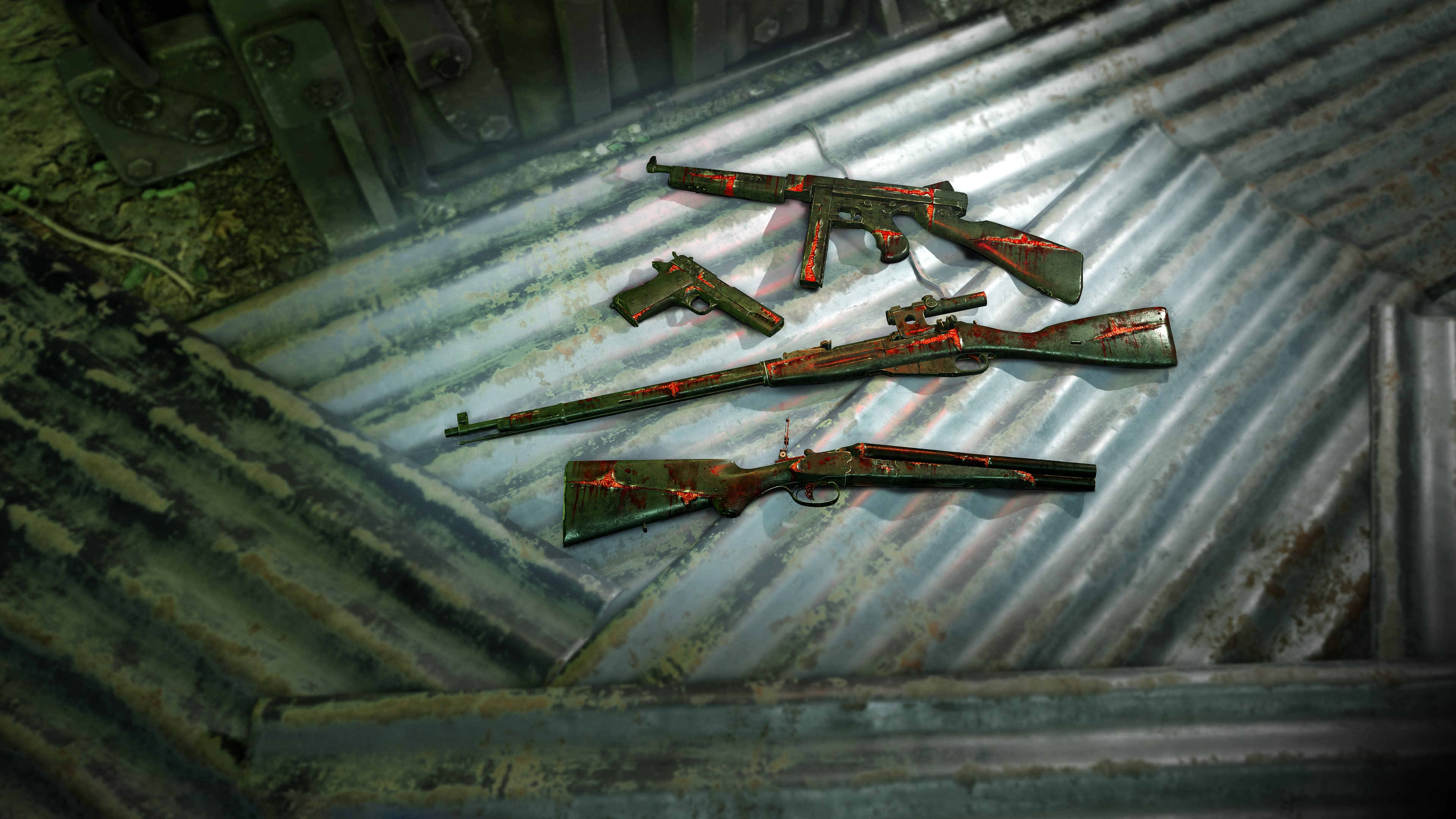 Zombie Army 4: Zombie Tank Weapon Skins