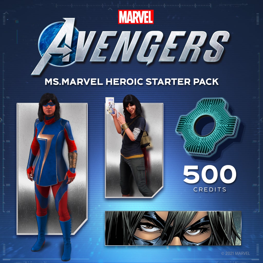 Pacchetto iniziale eroico per Ms. Marvel di Marvel's Avengers - PS5