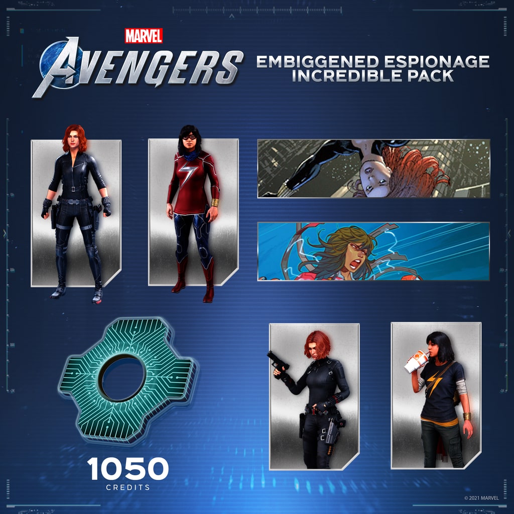Marvel's Avengers Espionnage et agrandissement - Pack incroyable - PS5