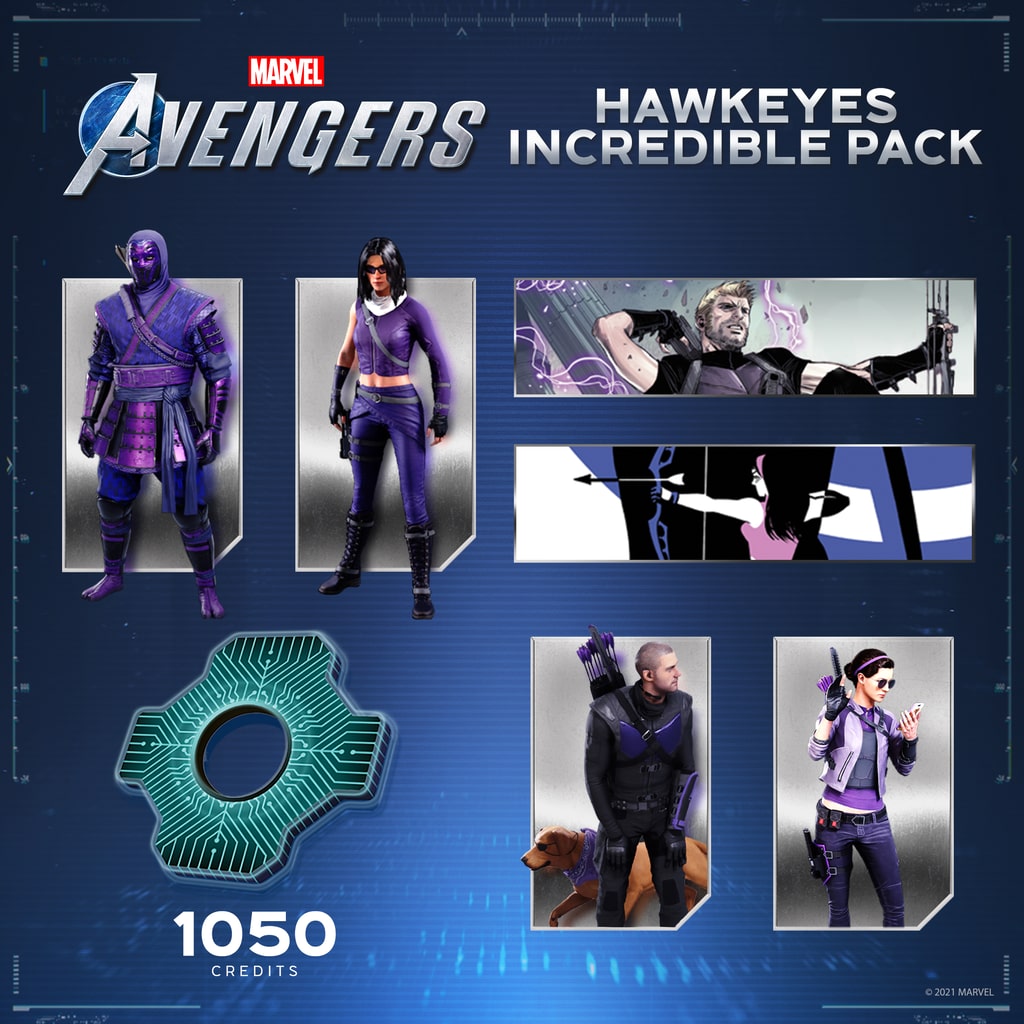 Pacote Hawkeyes - Incrível de Marvel's Avengers - PS5