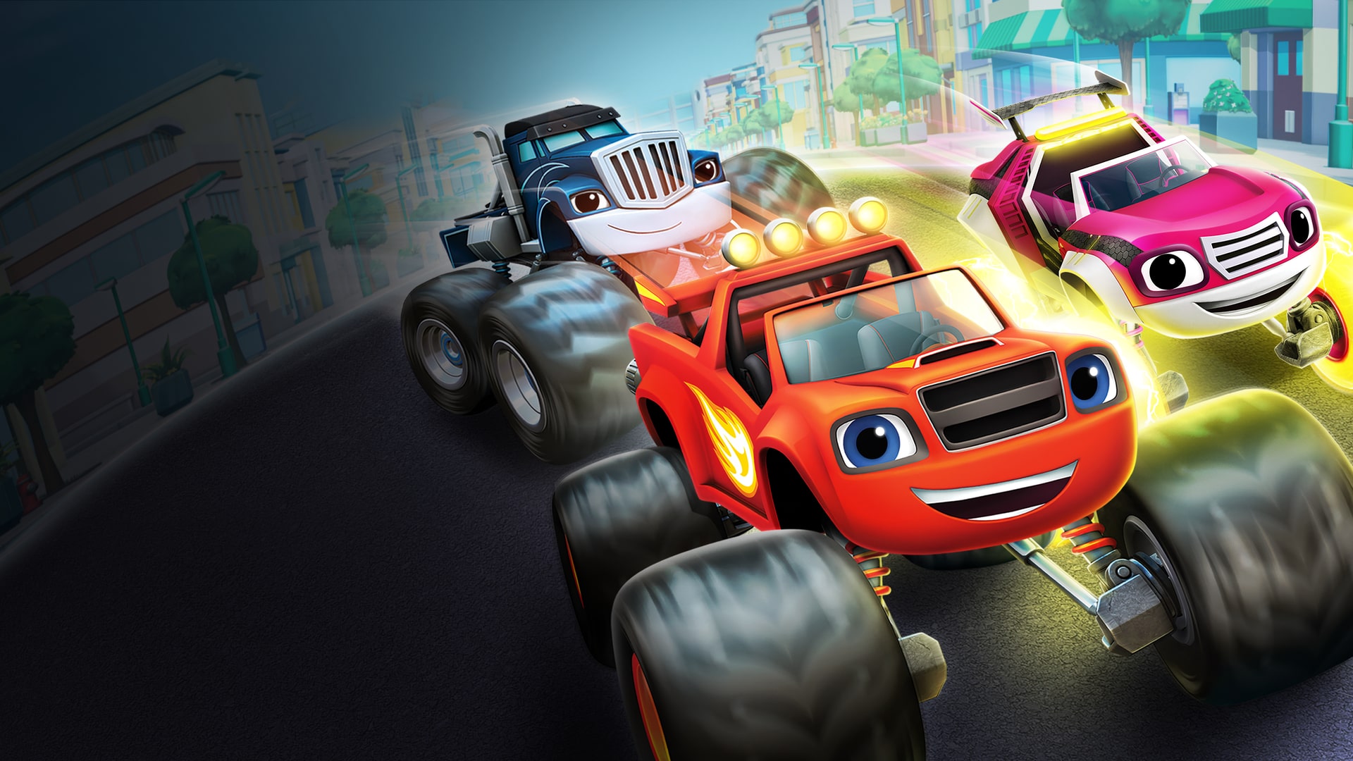 Jogo Blaze and the Monster Machines: Axle City Racers - PS4 no