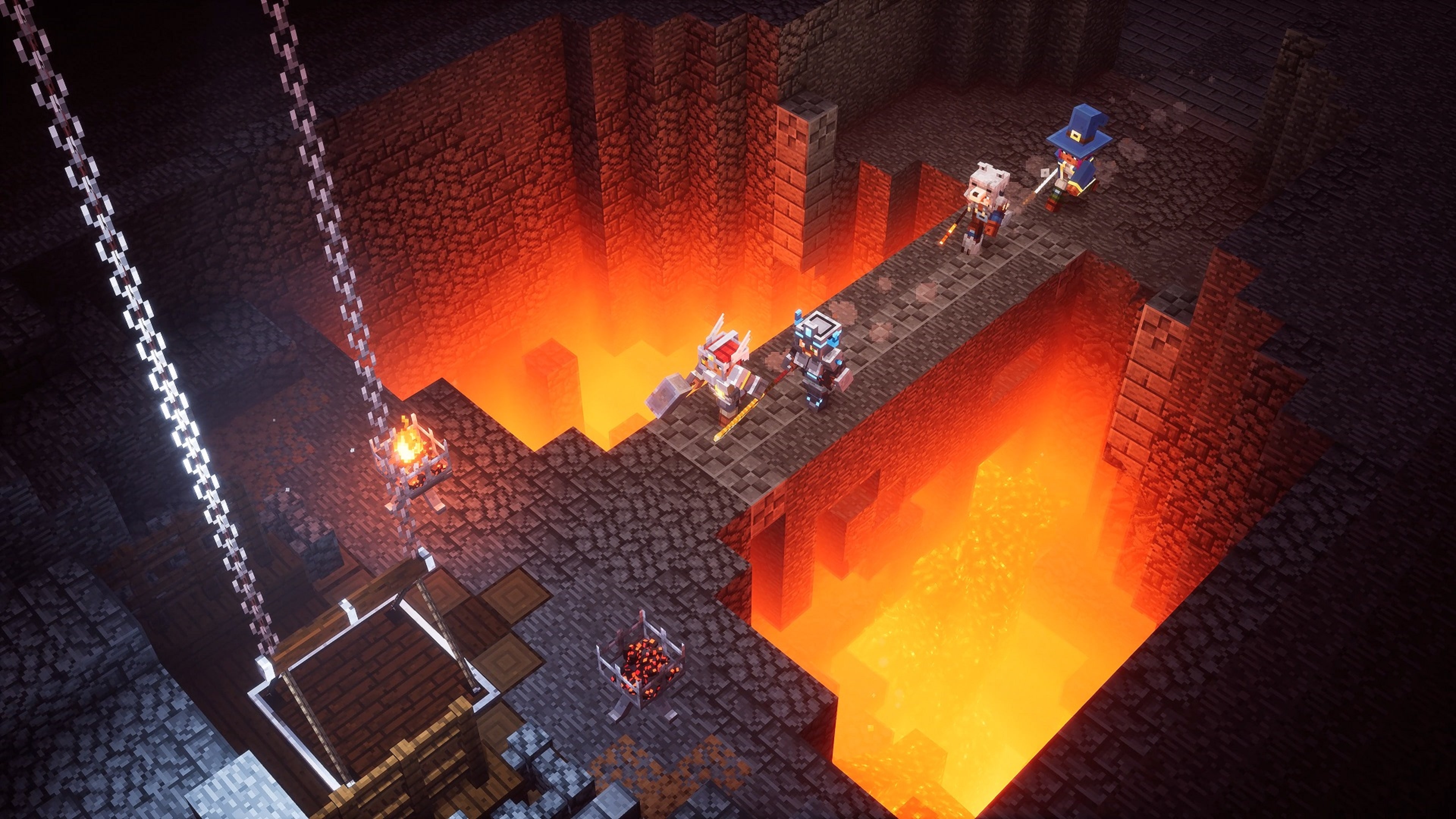 Minecraft Dungeons: Chamas do Nether