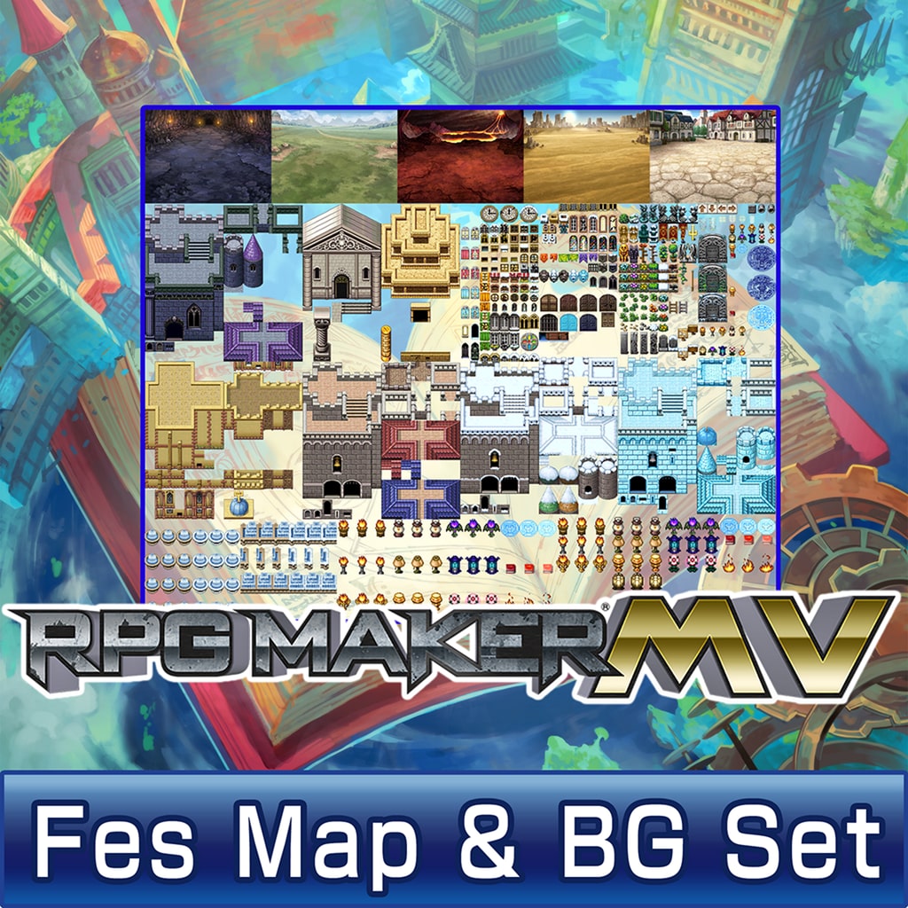 RPG Maker MV: Fes Map & BG Set