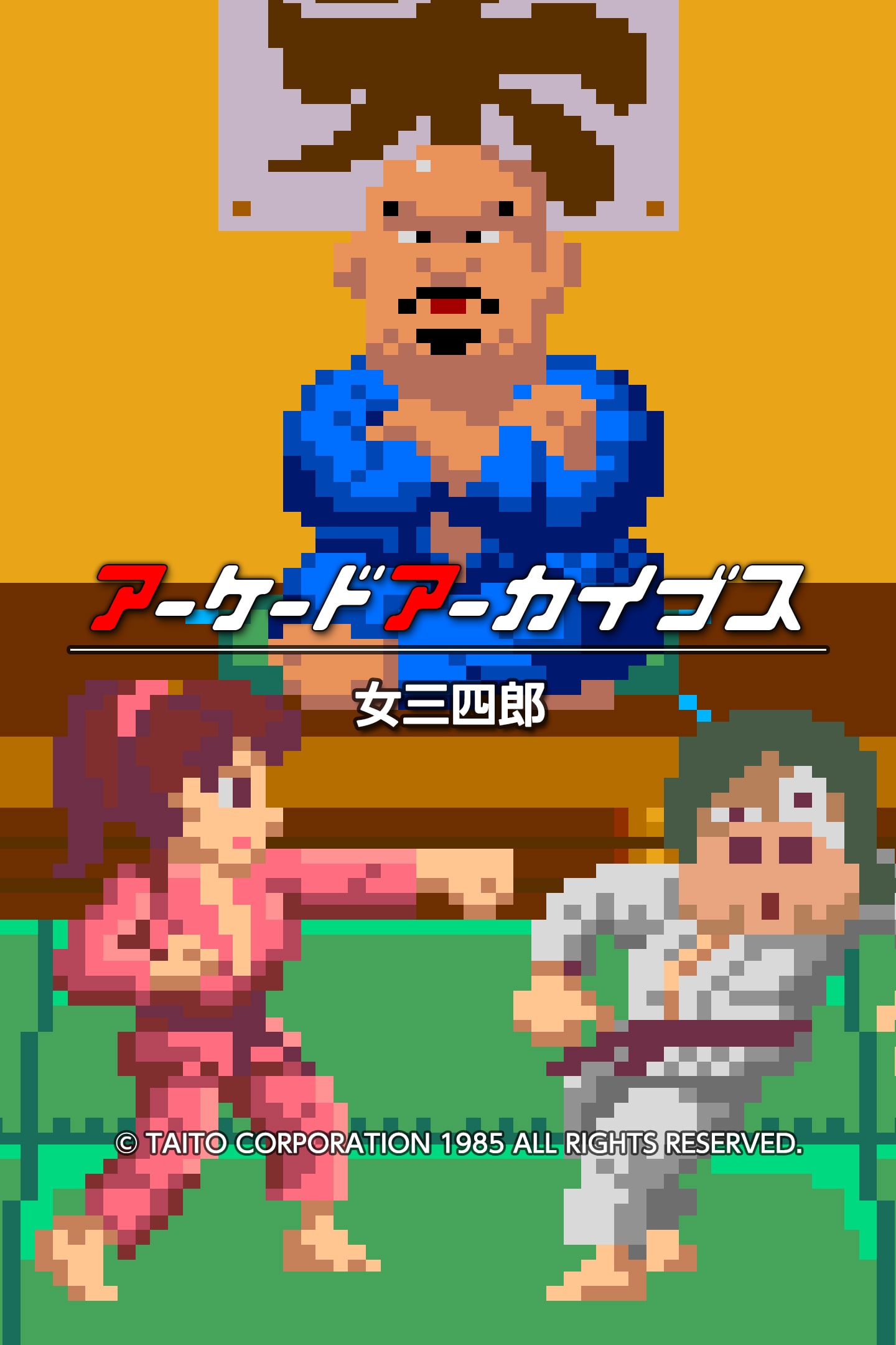 女 三四郎 1985年アーケードゲーム パンフレット チラシ 女 三四郎 1985年アーケードゲーム パンフレット チラシ 女
